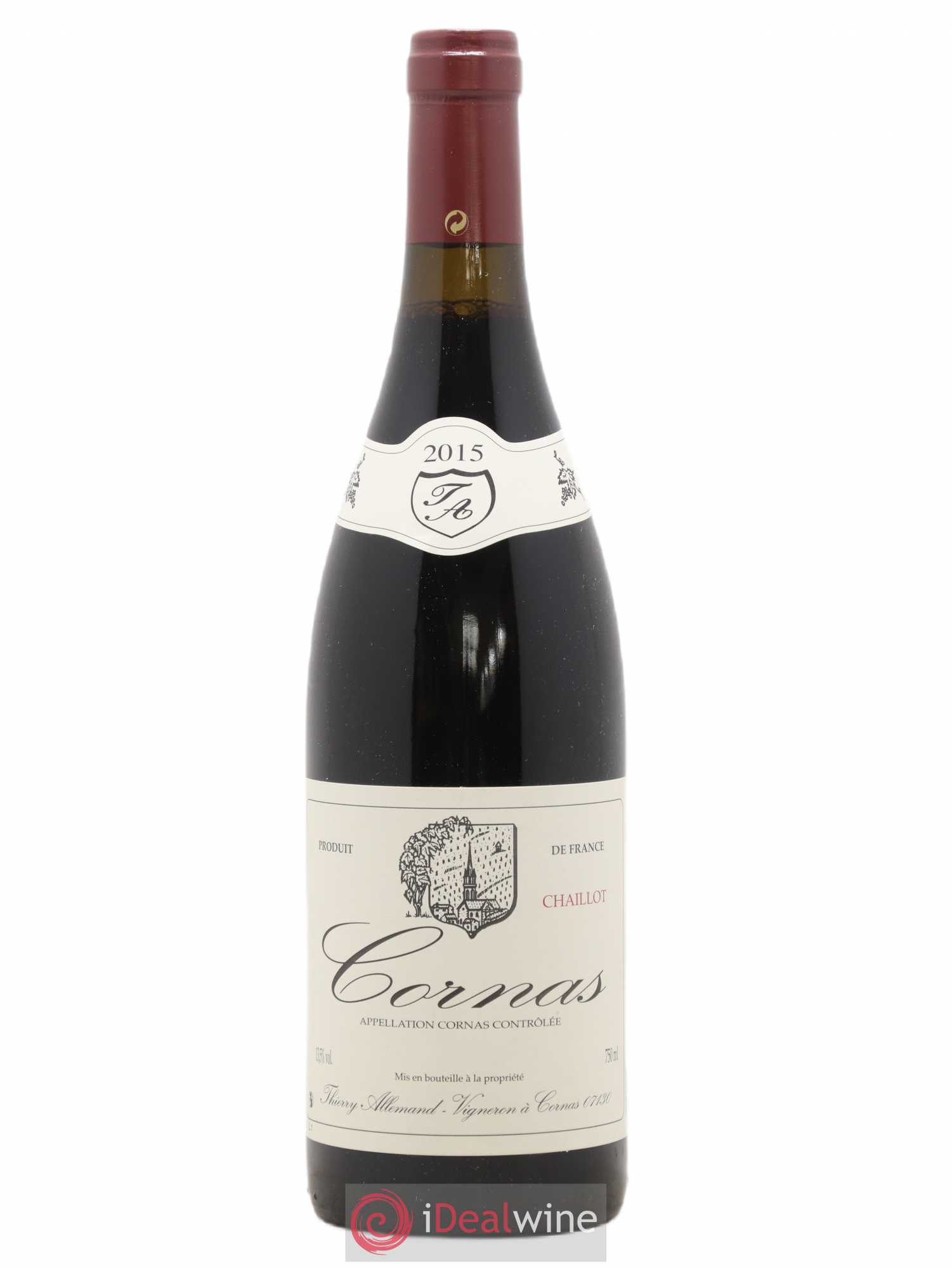 Cornas Chaillot Thierry Allemand 2015 - Lot de 1 bouteille - 0