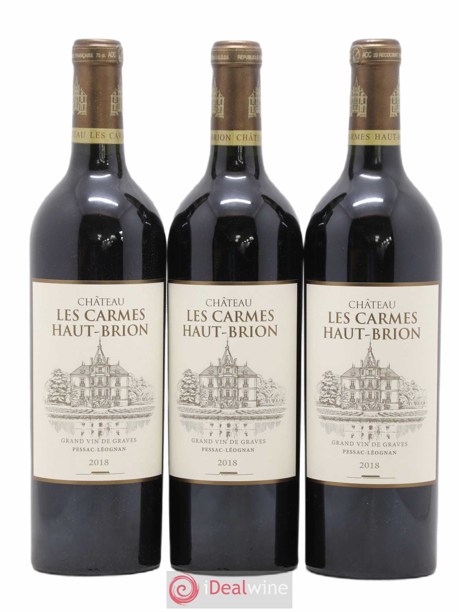 Château Les Carmes Haut-Brion 2018 - Lot de 6 bouteilles - 2