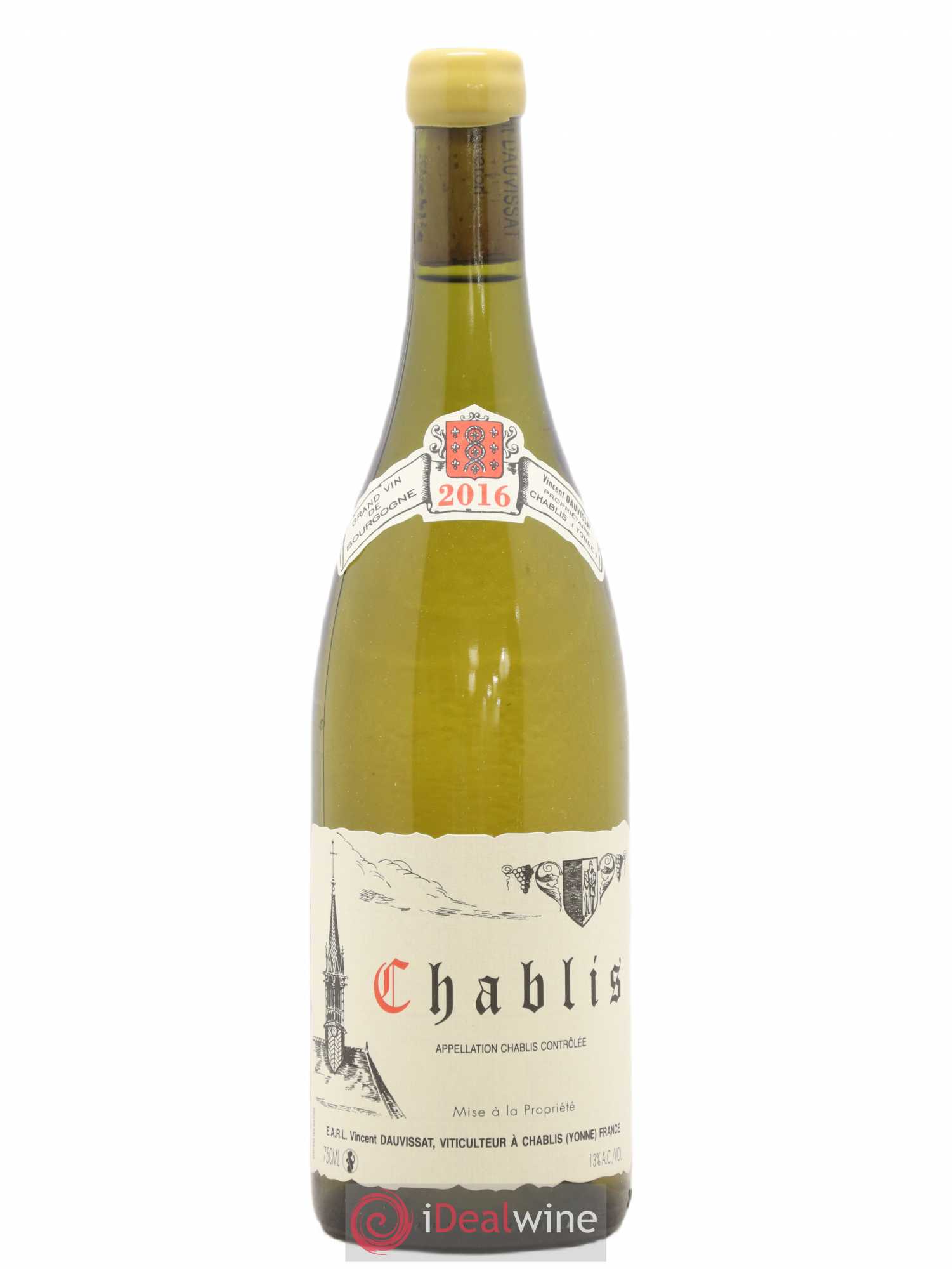 Chablis Vincent Dauvissat (Domaine) 2016 - Lot de 1 bouteille - 0