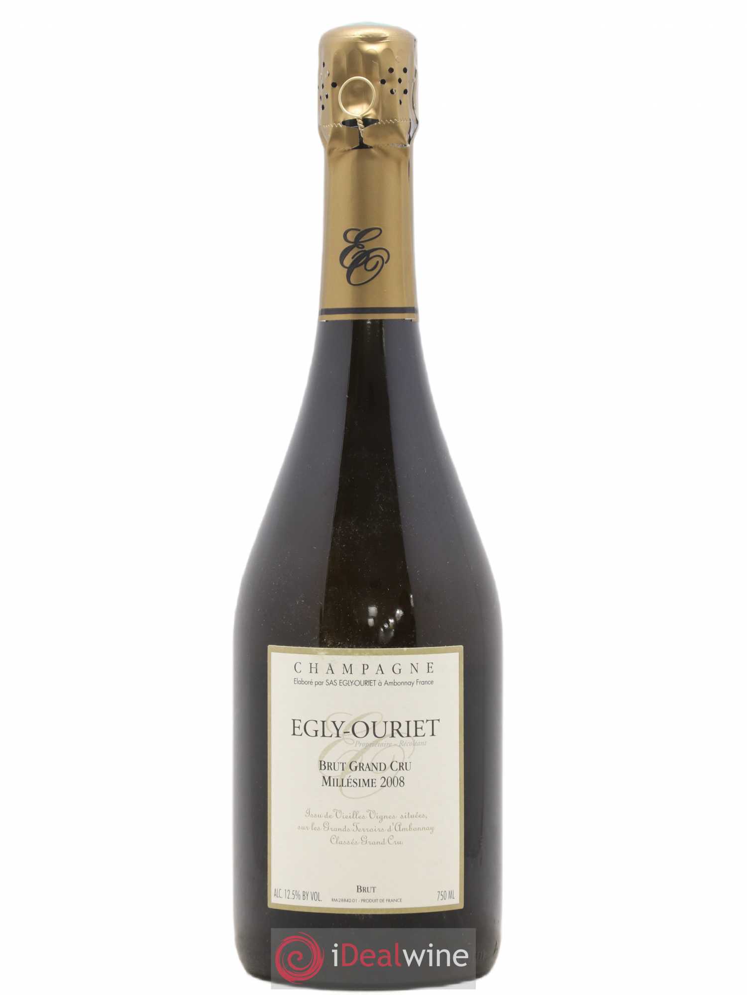 Ambonnay Vieilles Vignes Brut Millésimé Egly-Ouriet 2008 - Lot de 1 bouteille - 0