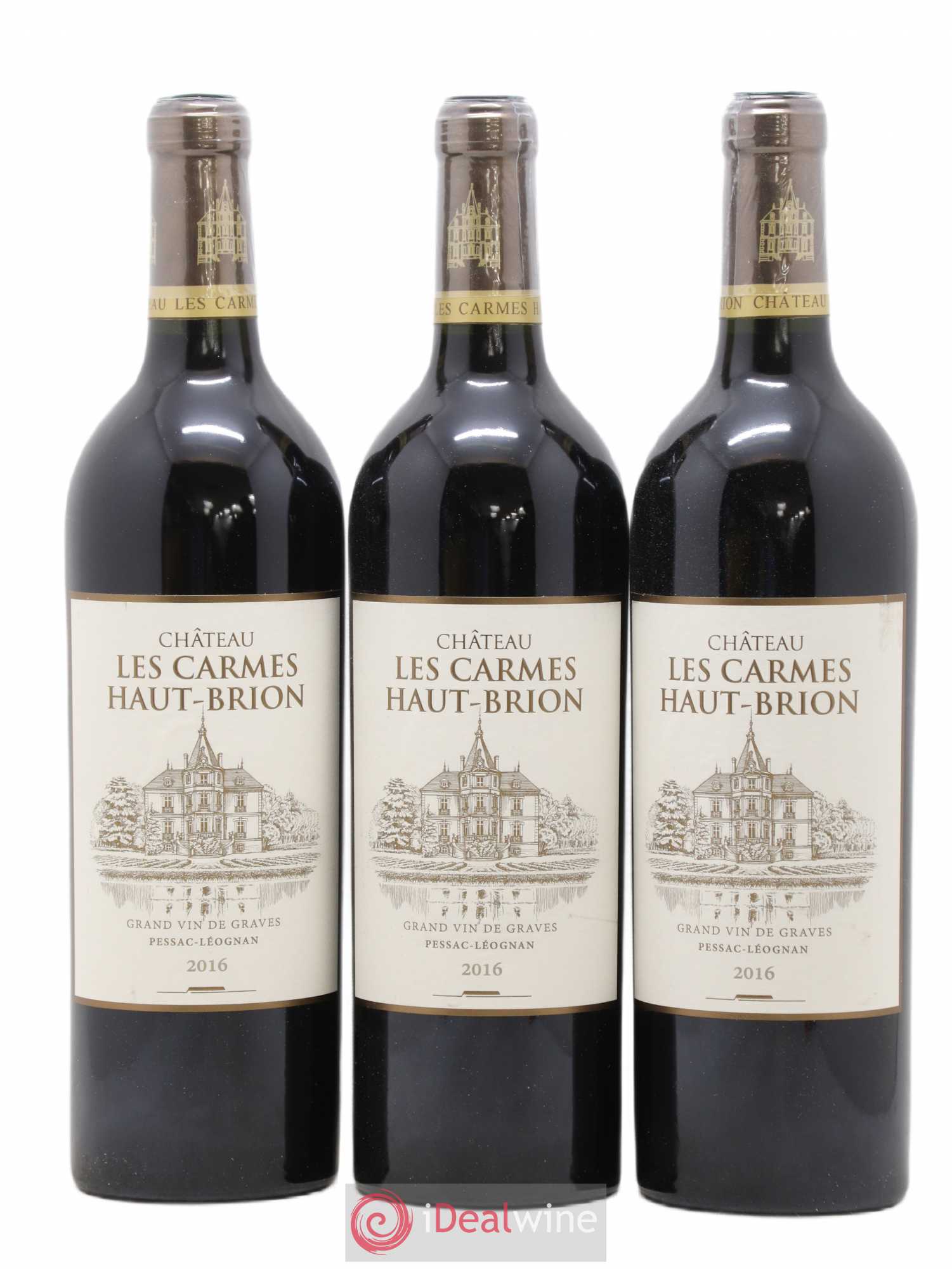 Château Les Carmes Haut-Brion 2016 - Lot de 6 bouteilles - 1