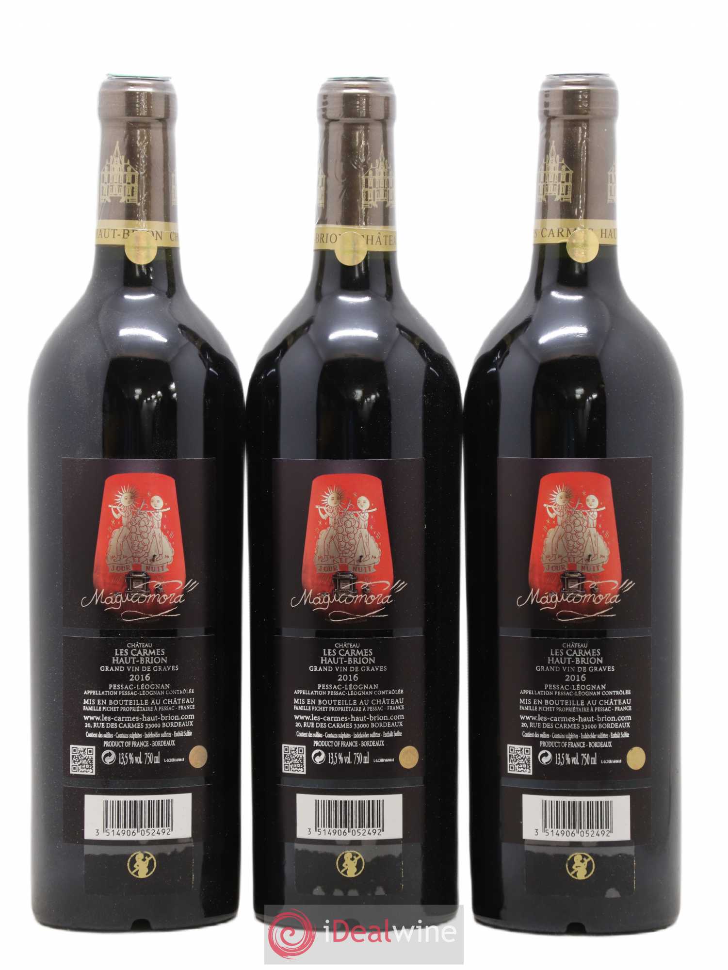 Château Les Carmes Haut-Brion 2016 - Lot de 6 bouteilles - 2