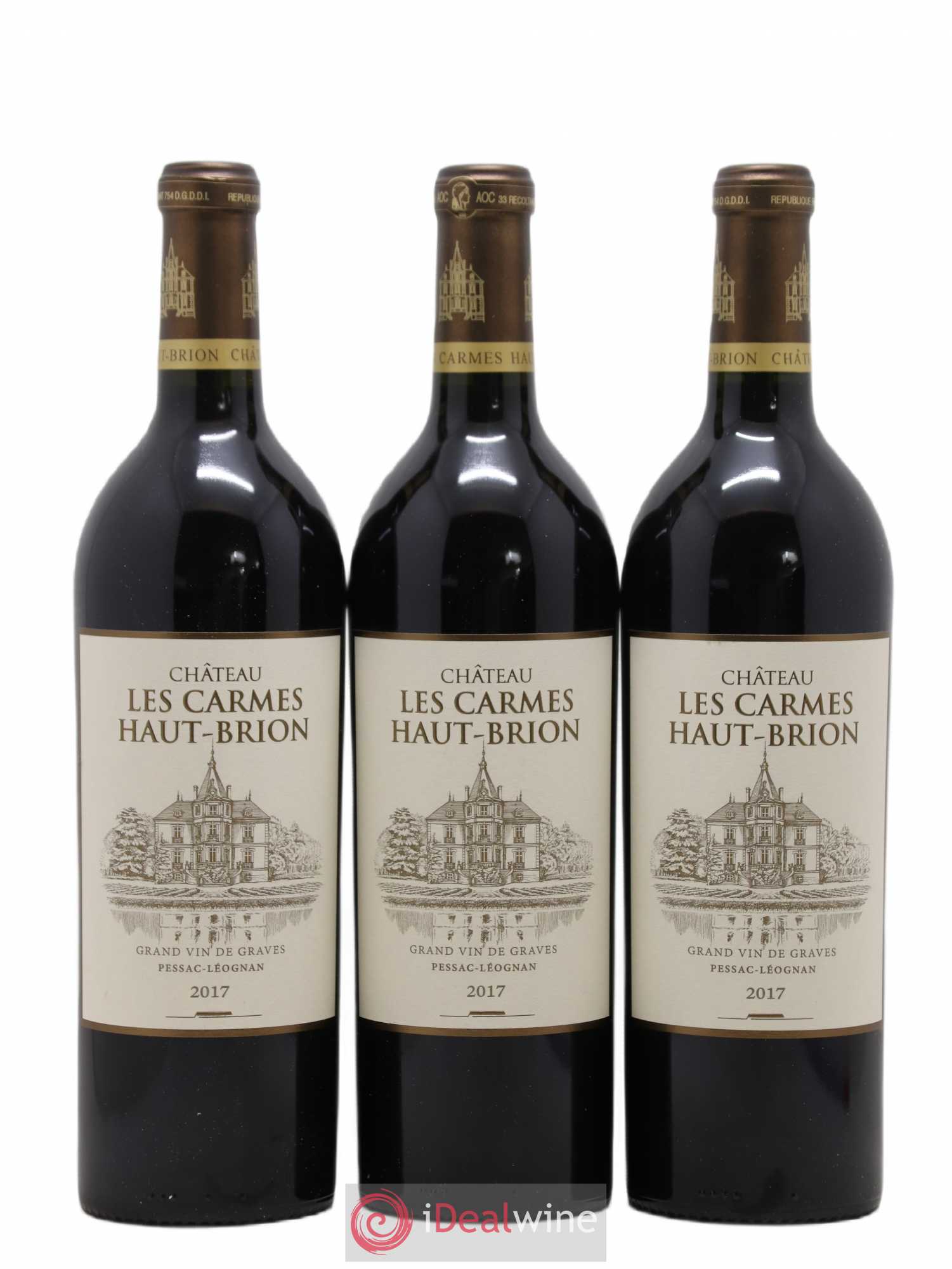 Château Les Carmes Haut-Brion 2017 - Lot de 6 bouteilles - 1