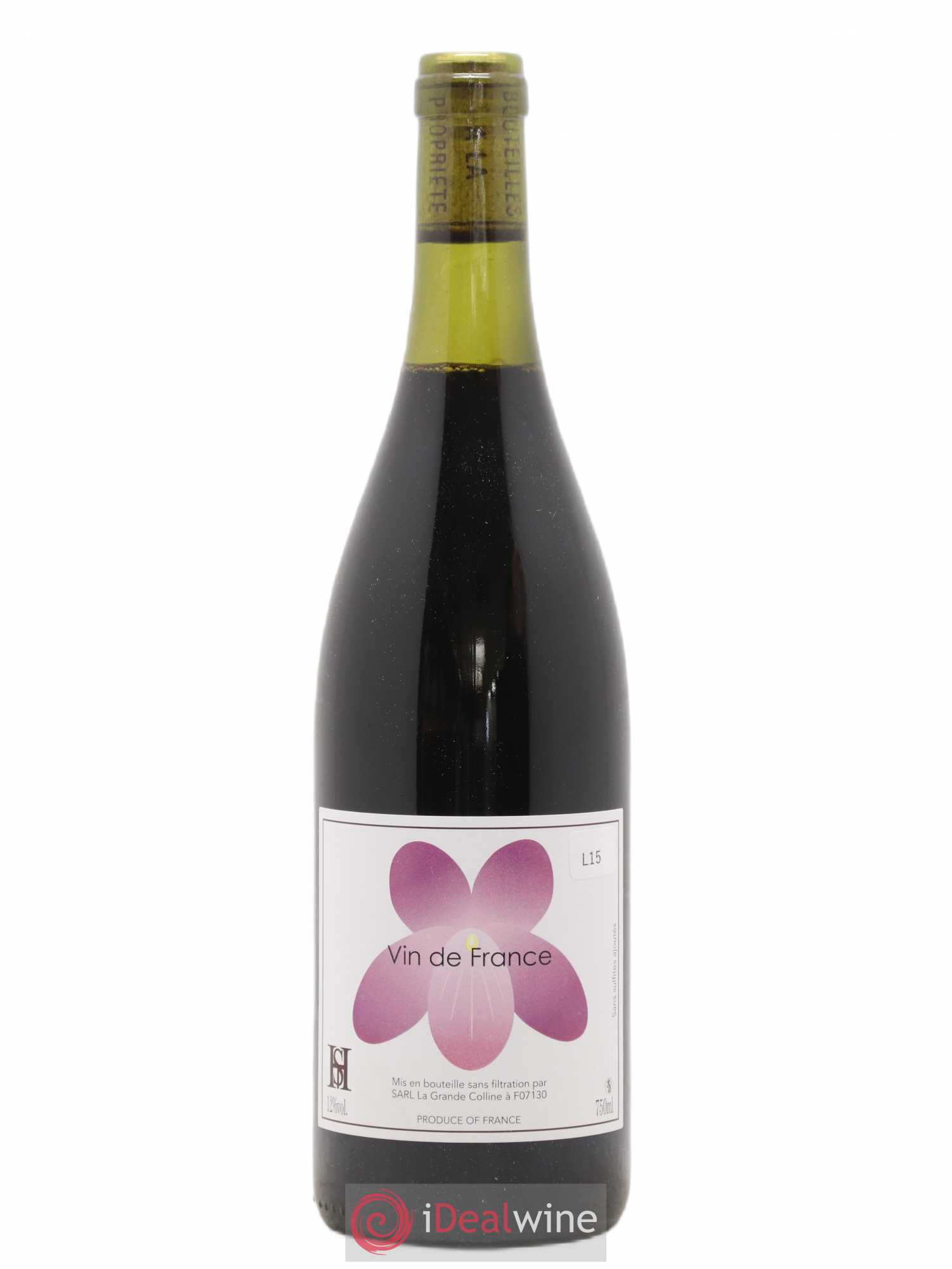 Vin de France (Ex Saint-Joseph) Hirotake Ooka - Domaine La Grande Colline 2015 - Lot de 1 bouteille - 0