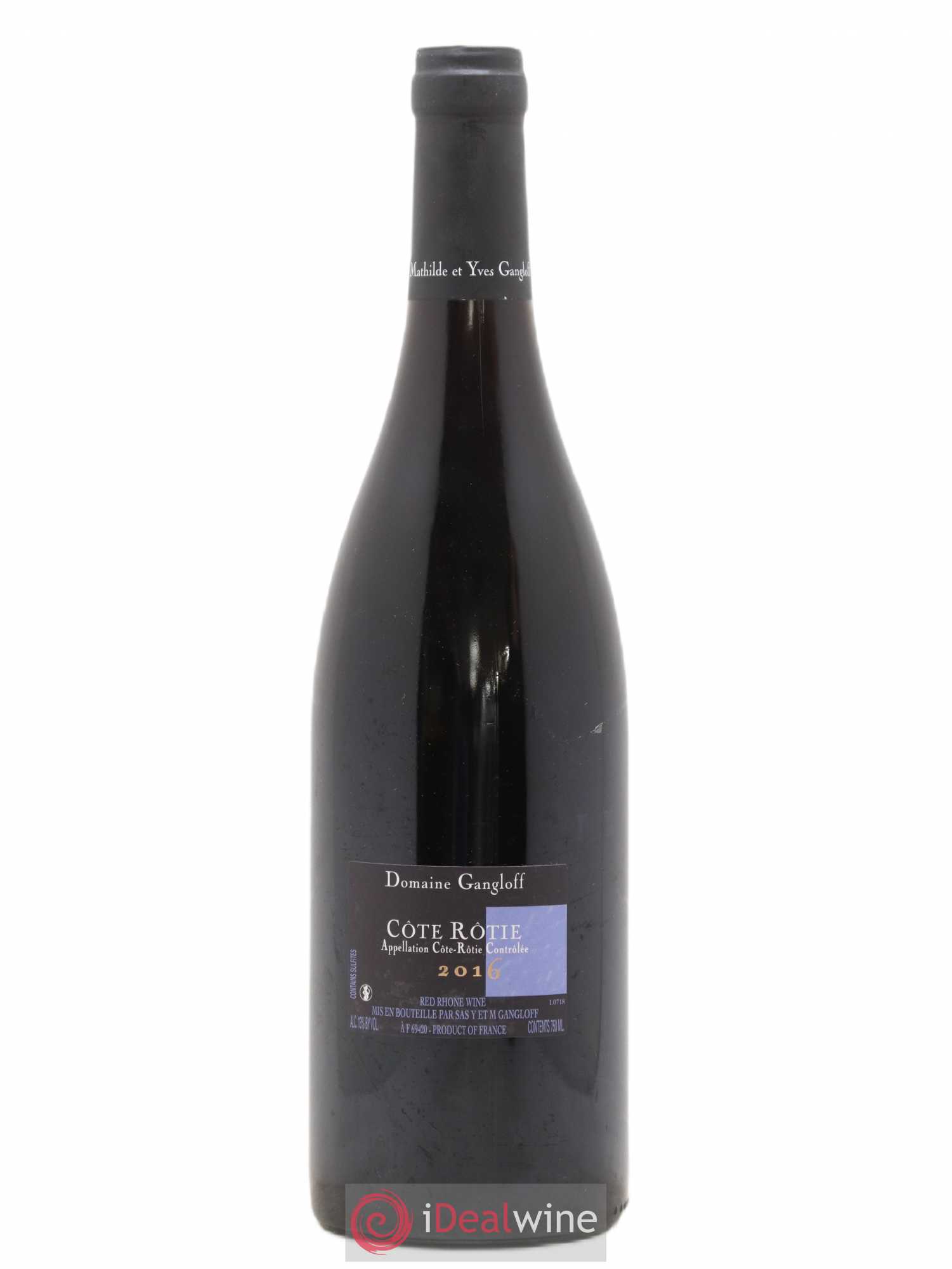 Côte-Rôtie La Barbarine Gangloff (Domaine) 2016 - Lot de 1 bouteille - 1
