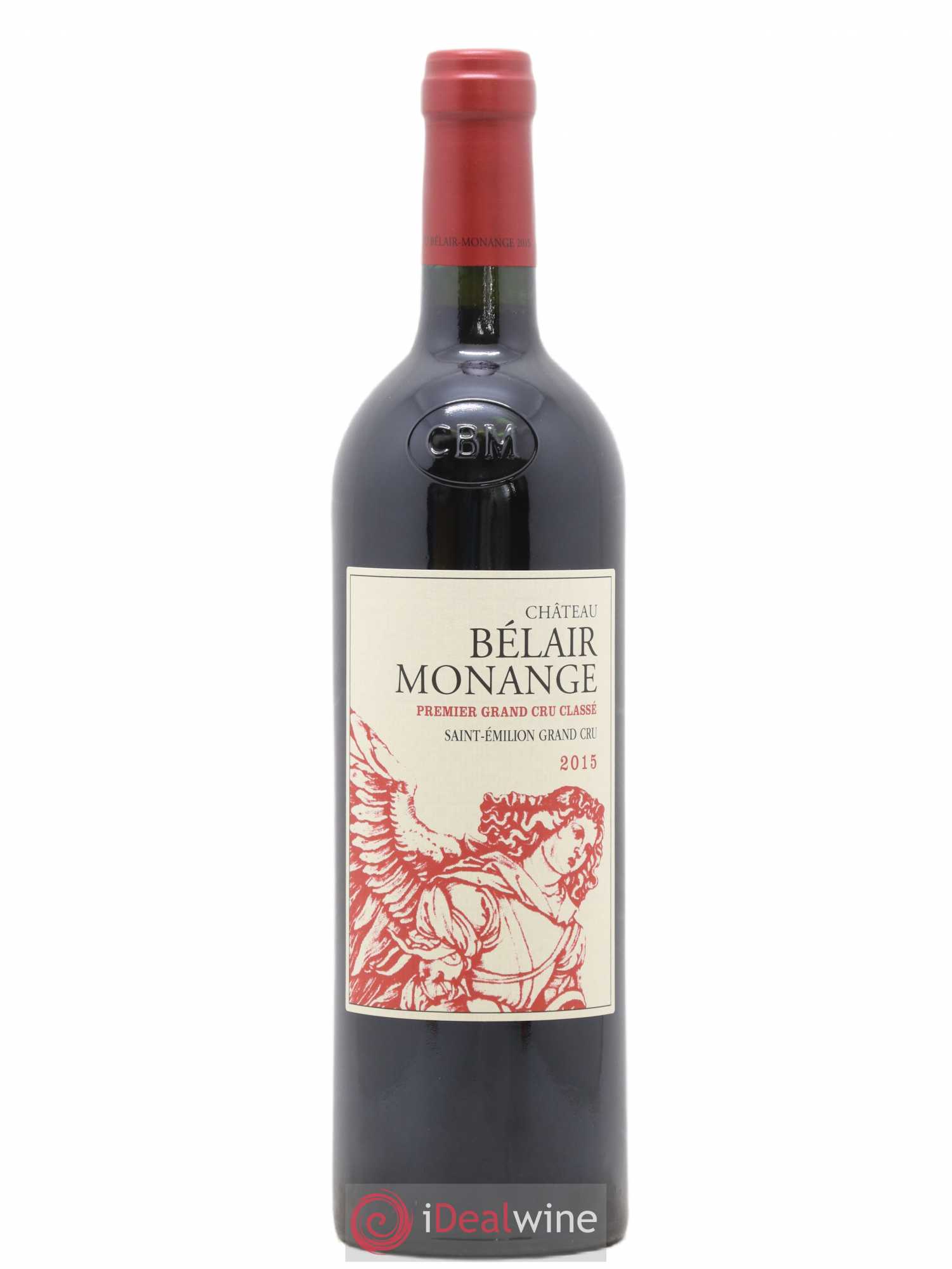 Château Belair (Belair-Monange) 1er Grand Cru Classé B 2015 - Lot de 1 bouteille - 0