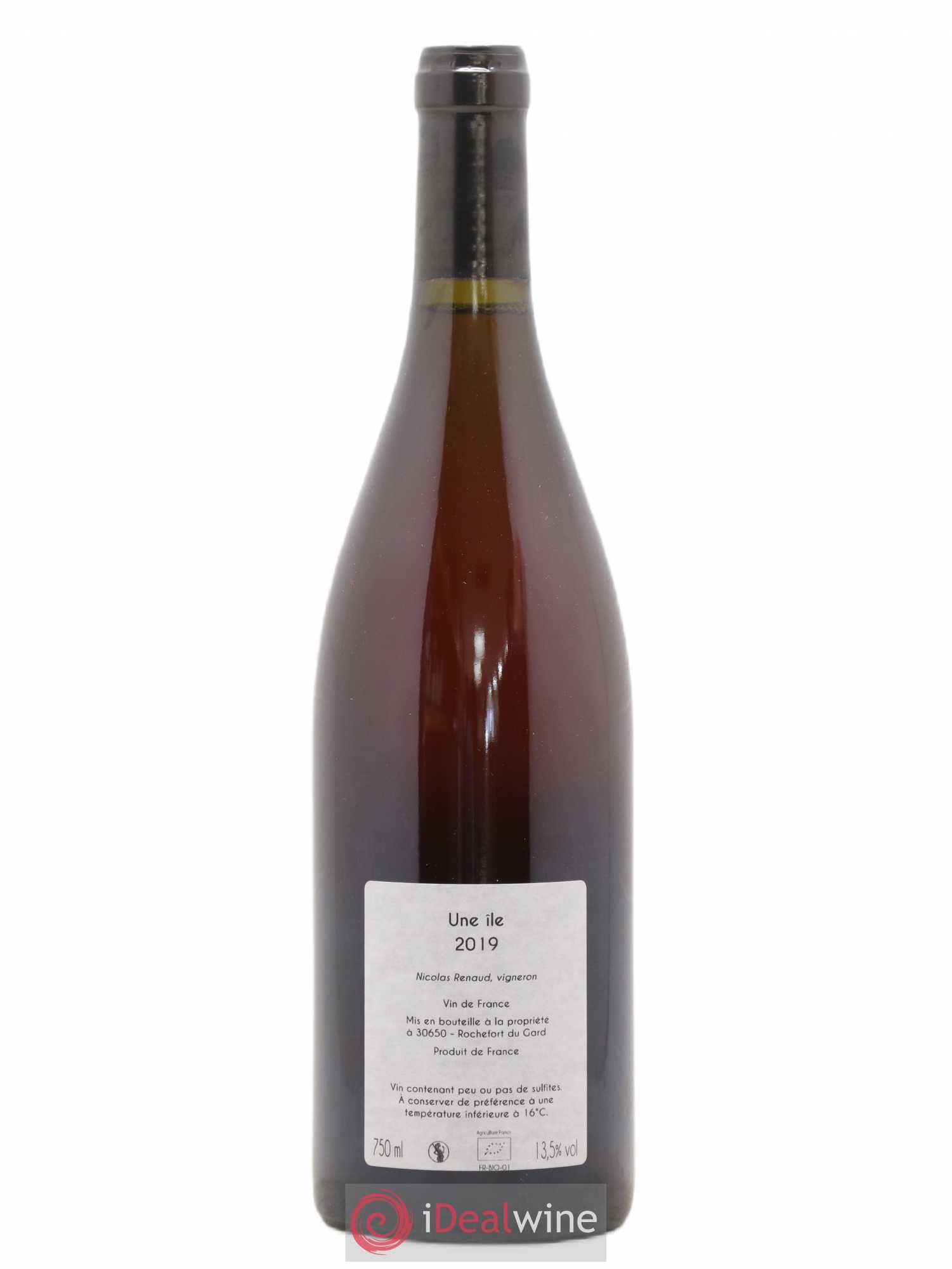 Vin de France Une Ile Clos des Grillons 2019 - Lot de 1 bouteille - 1