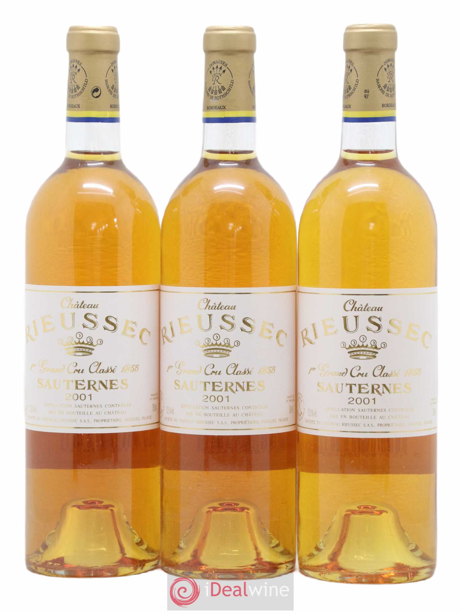 Château Rieussec 1er Grand Cru Classé 2001 - Lotto di 6 bottiglie - 2