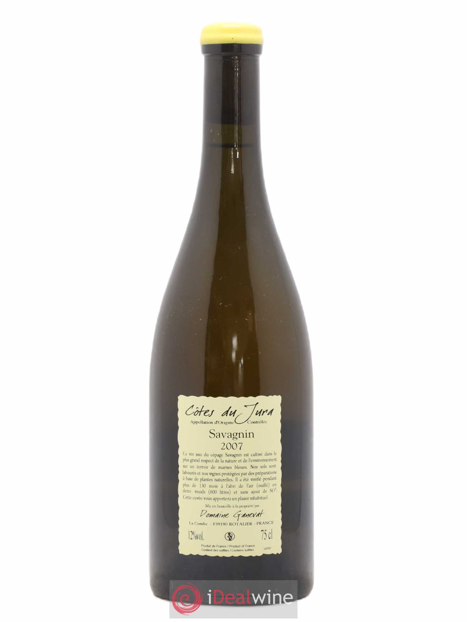 Côtes du Jura Les Vignes de mon Père Jean-François Ganevat (Domaine) 2007 - Lot de 1 bouteille - 1