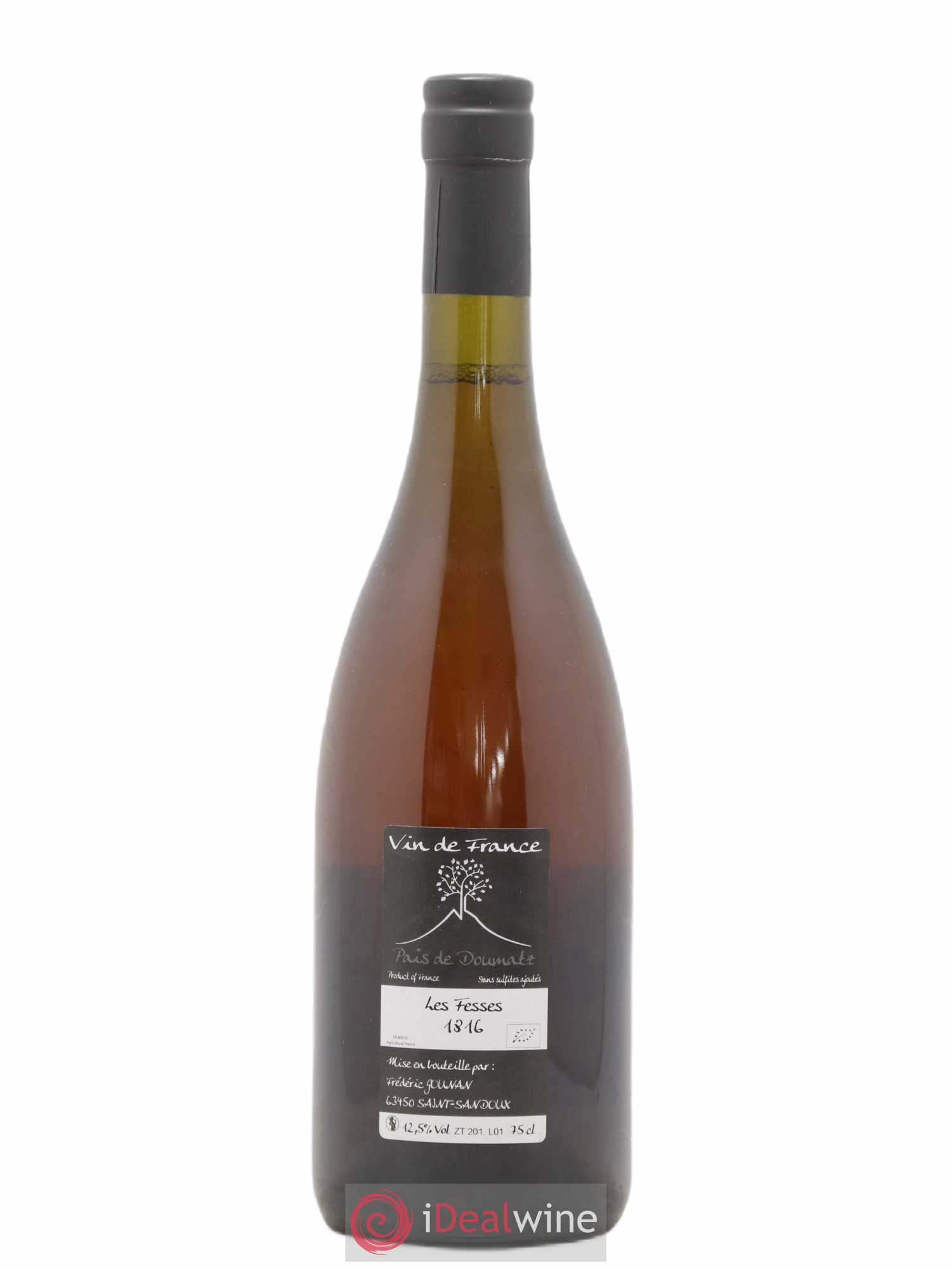 Vin de France Les Fesses Vignoble de l'Arbre Blanc 2016 - Posten von 1 Flasche - 1