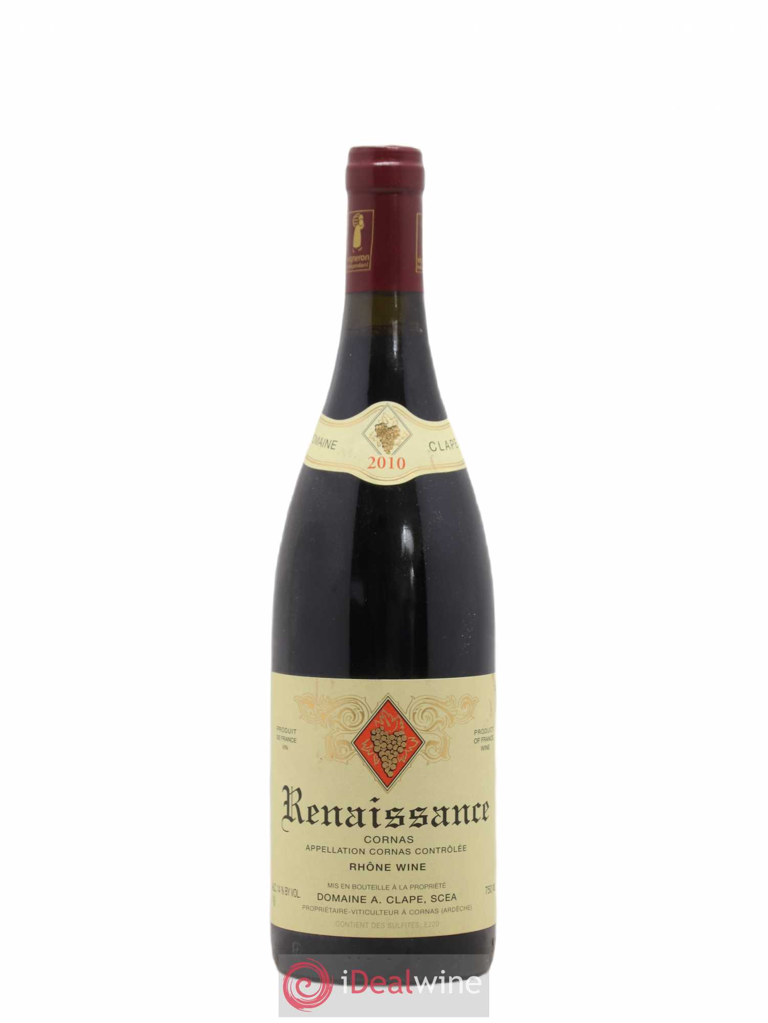 Cornas Renaissance Auguste Clape 2010 - Lot de 1 bouteille - 0