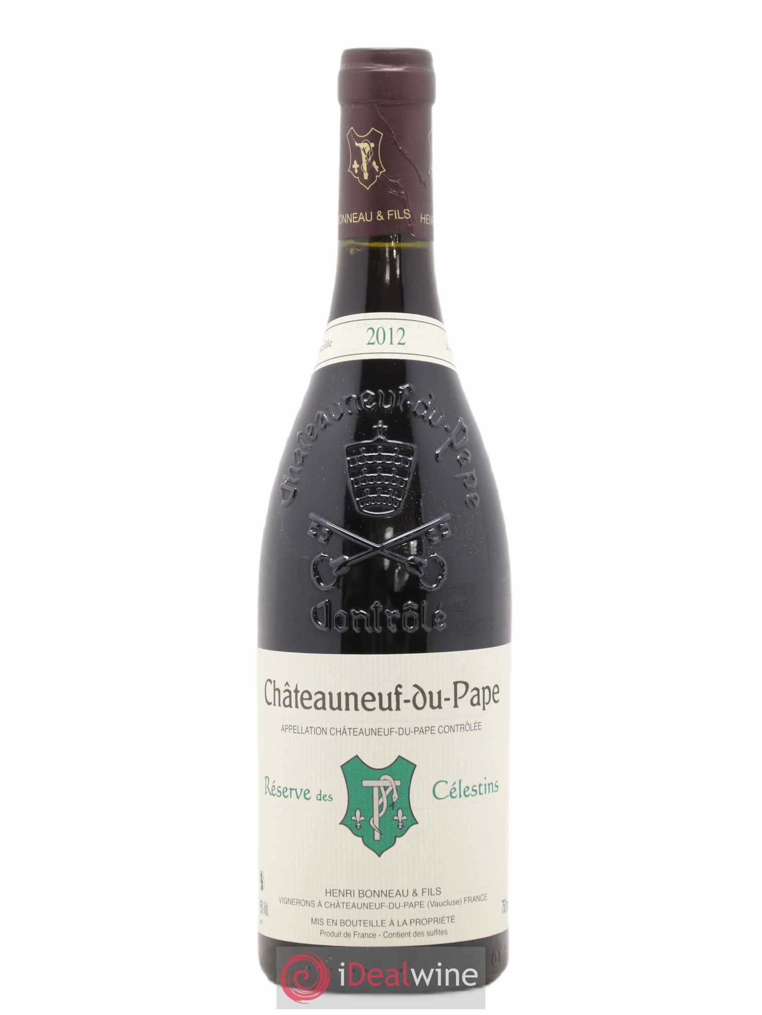 Châteauneuf-du-Pape Réserve des Célestins Henri Bonneau & Fils 2012 - Lot de 1 bouteille - 0