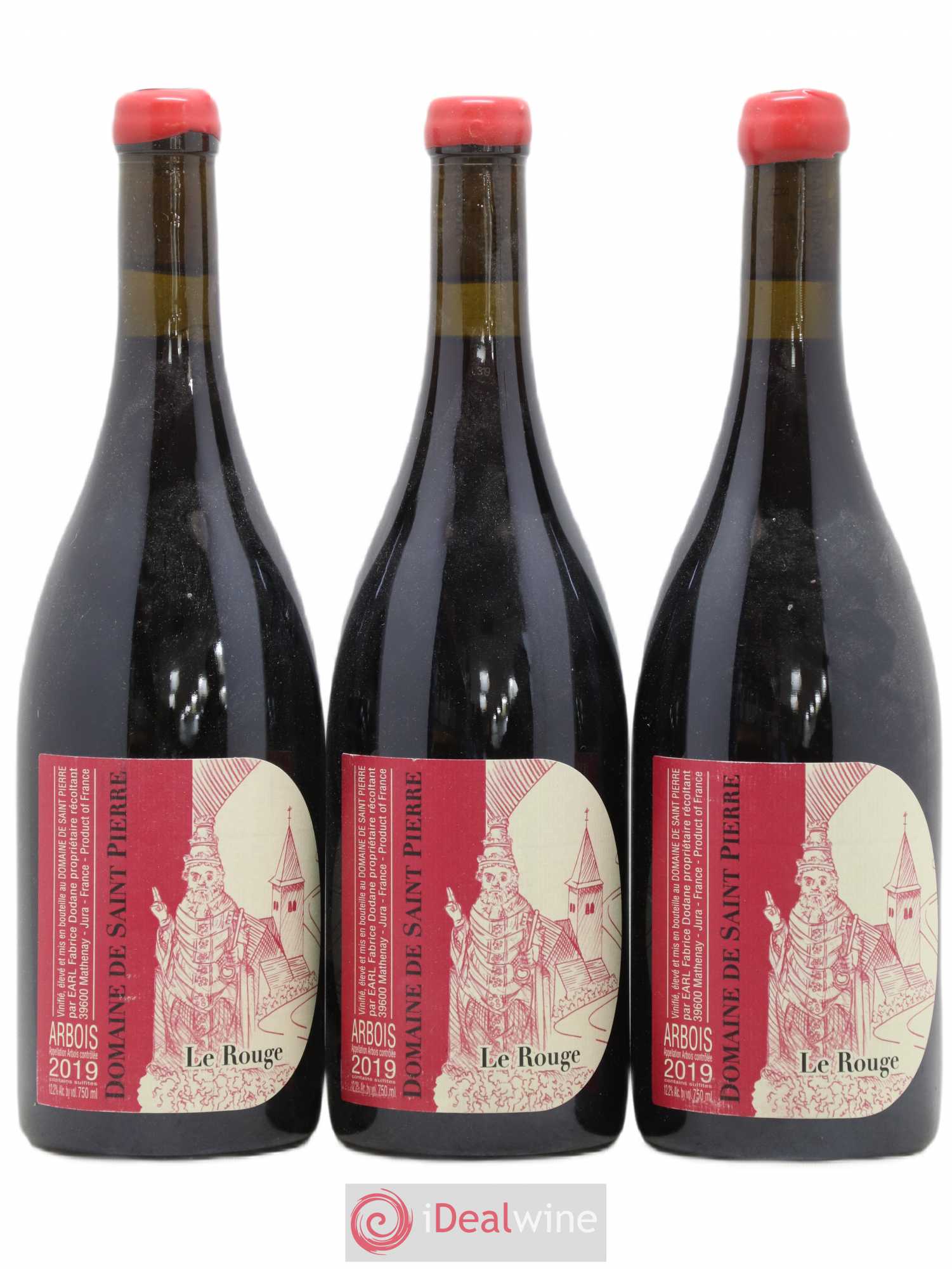 Arbois Le Rouge Saint-Pierre (Domaine) Fabrice Dodane 2019 - Lot de 3 bouteilles - 0