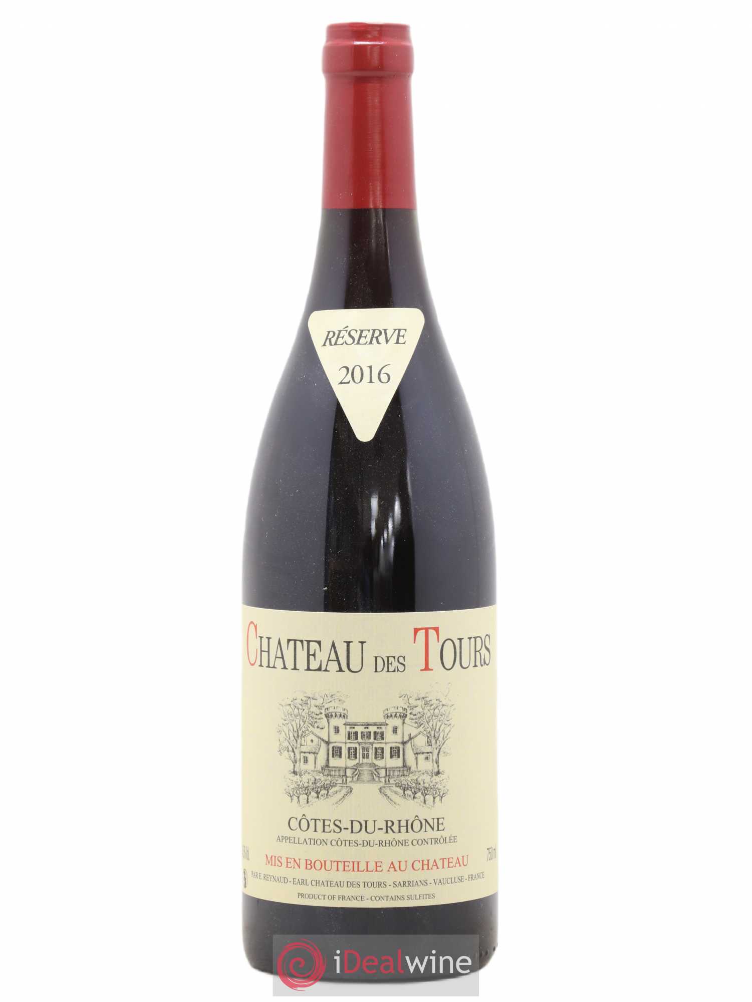 Côtes-du-Rhône Château des Tours Emmanuel Reynaud 2016 - Lot de 1 bouteille - 0