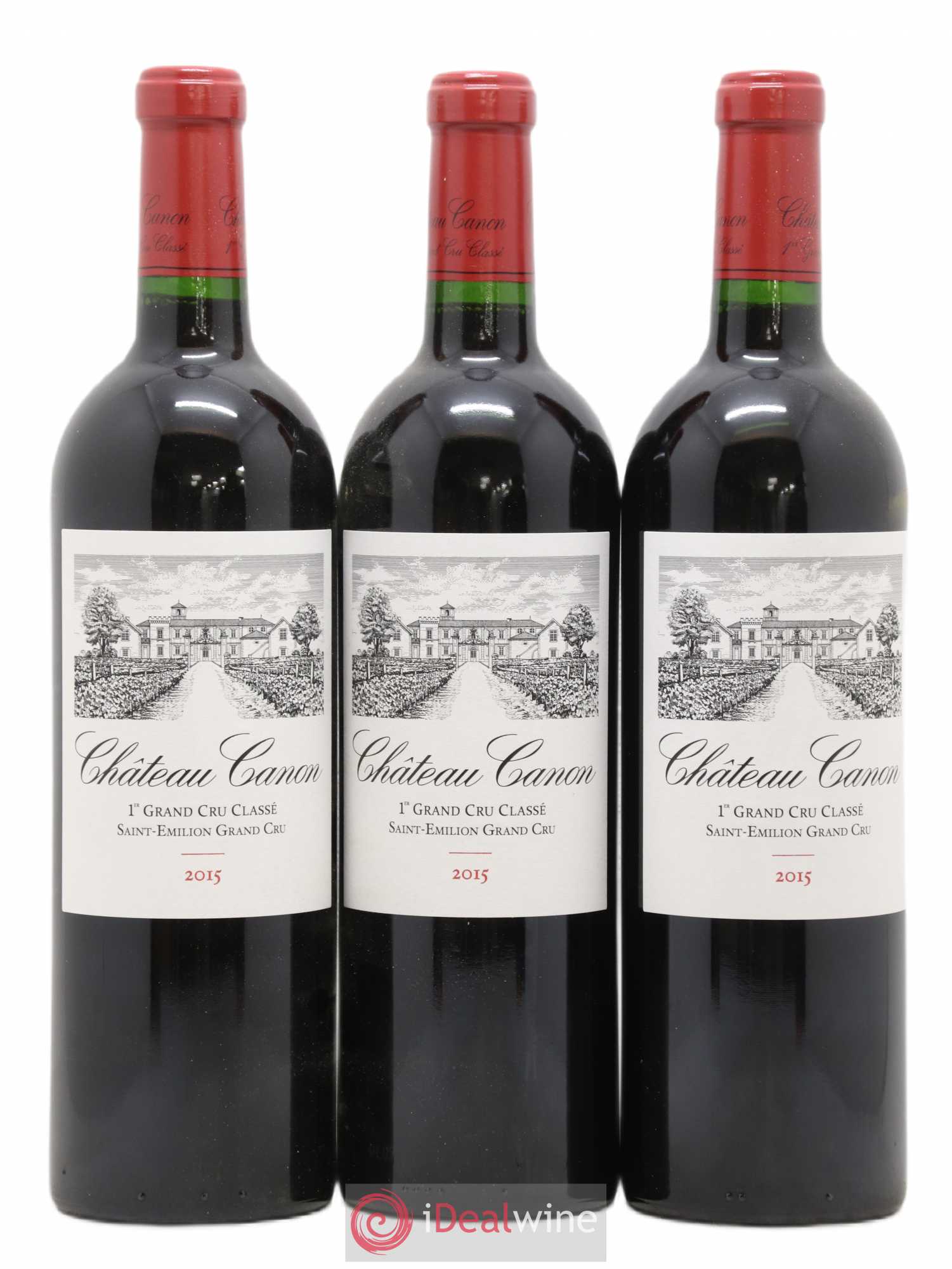 Château Canon 1er Grand Cru Classé B 2015 - Lot de 6 bouteilles - 1