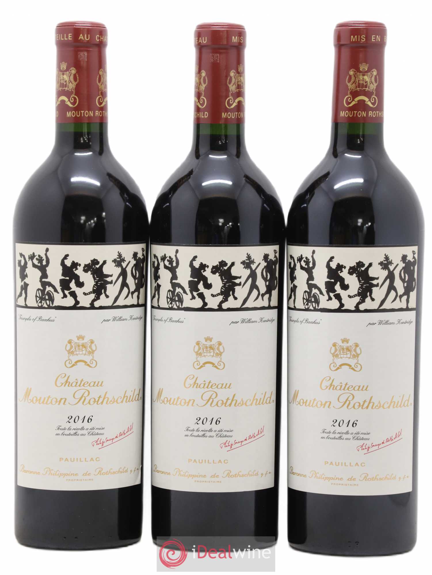 Château Mouton Rothschild 1er Grand Cru Classé 2016 - Lot de 6 bouteilles - 3