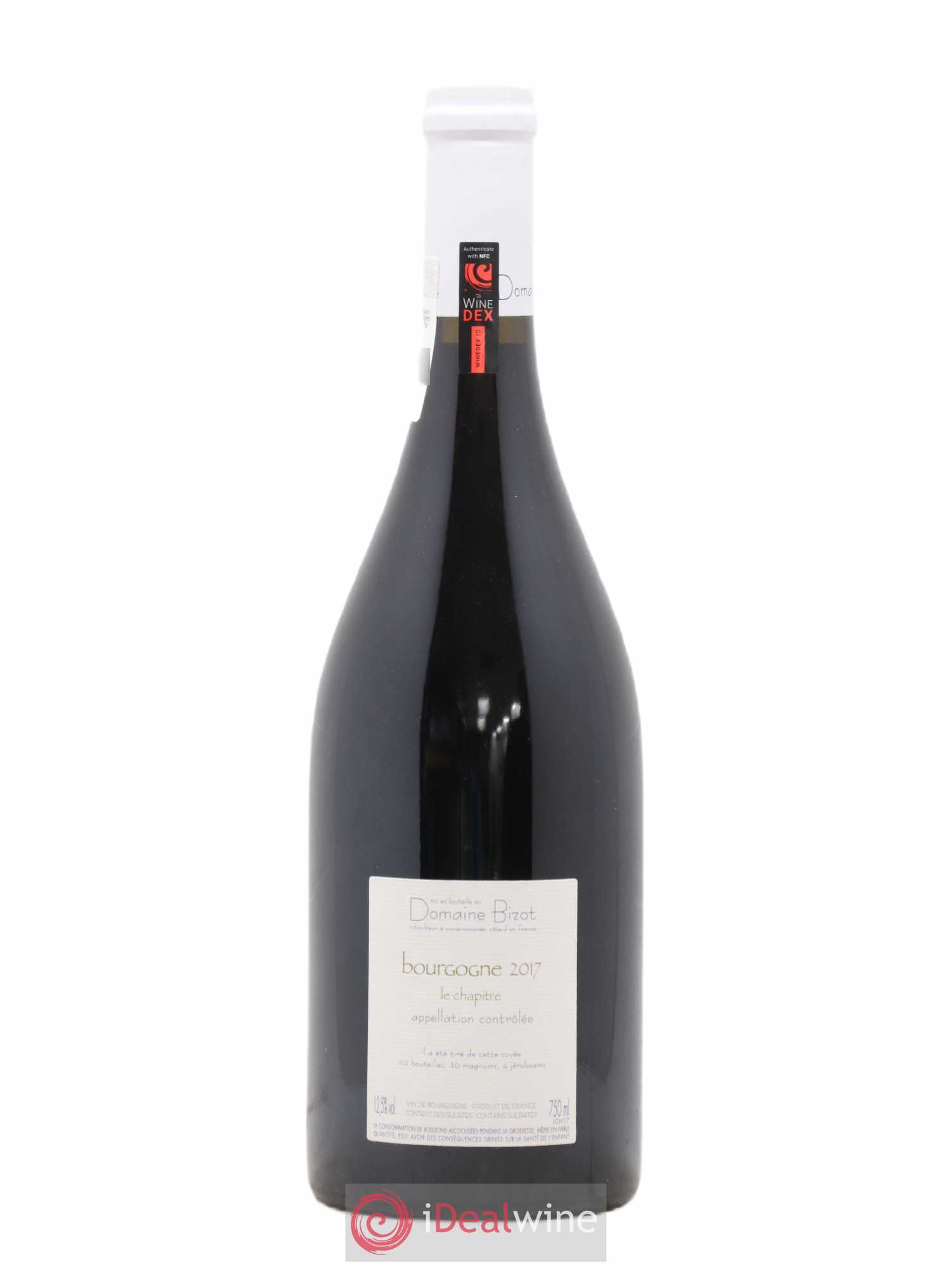 Bourgogne Le Chapitre Bizot (Domaine) 2017 - Lot de 1 bouteille - 1