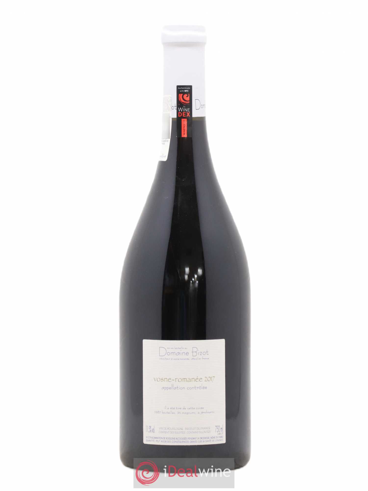 Vosne-Romanée Bizot (Domaine) 2017 - Lot de 1 bouteille - 1