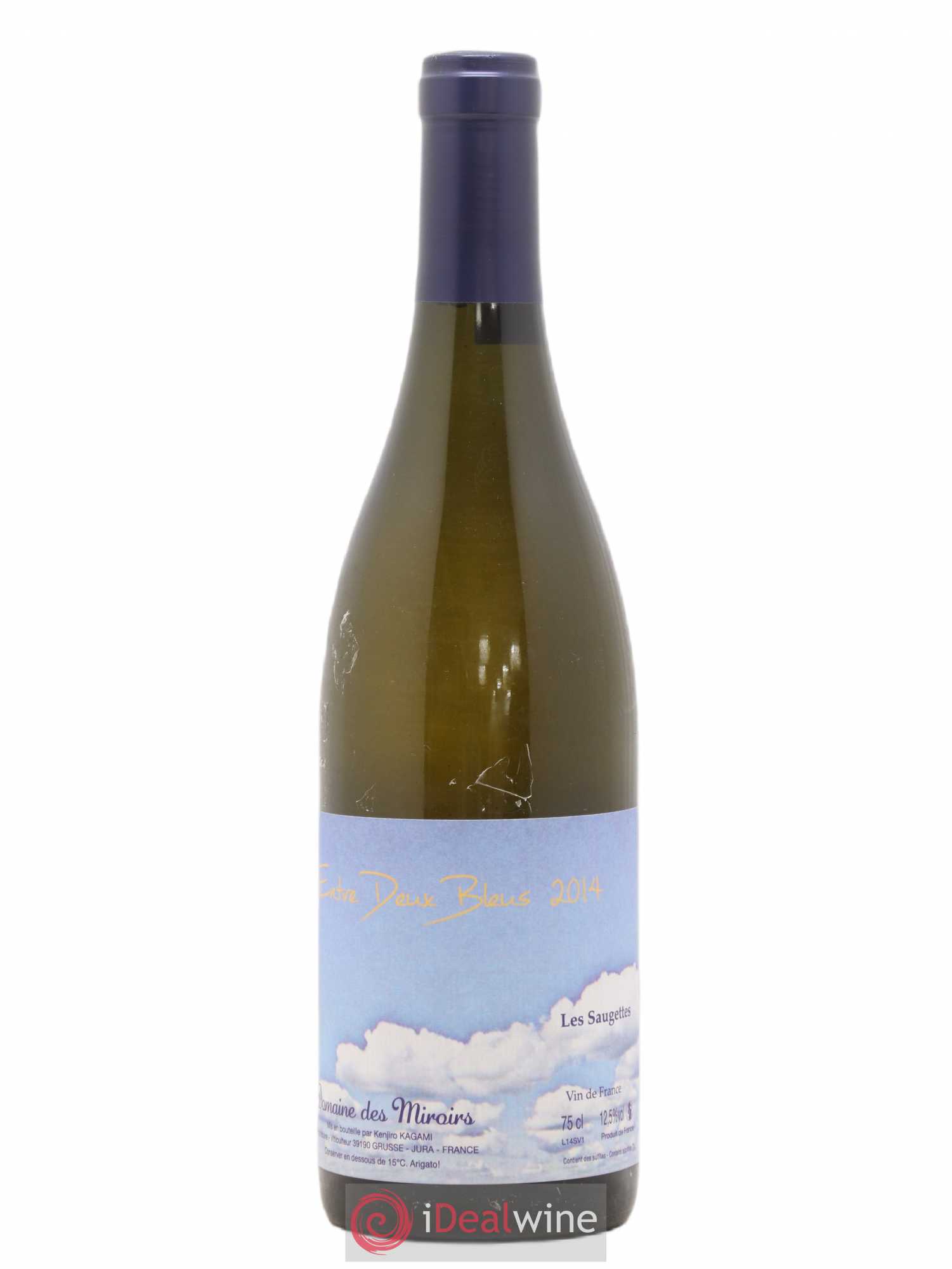Vin de France Entre Deux Bleus Les saugettes Kenjiro Kagami - Domaine des Miroirs 2014 - Lot de 1 bouteille - 0