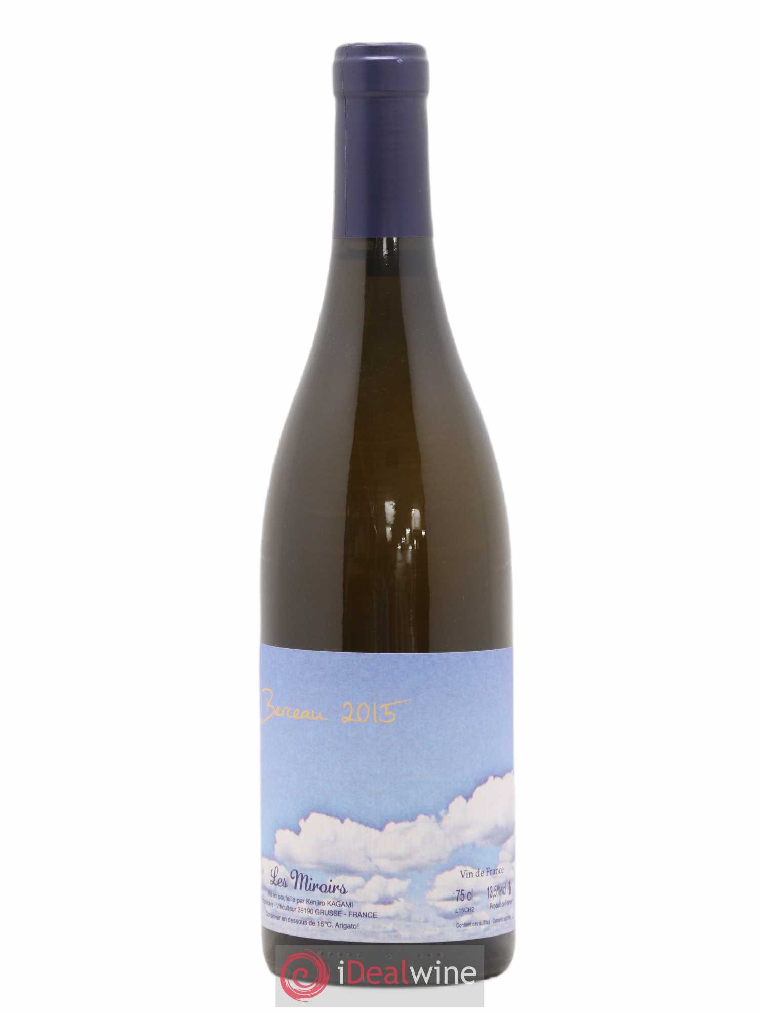 Vin de France Le Berceau Kenjiro Kagami - Domaine des Miroirs 2015 - Lot de 1 bouteille - 0