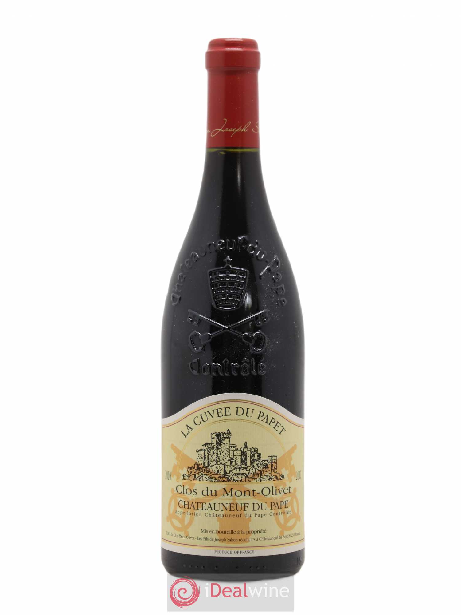Châteauneuf-du-Pape Cuvée du Papet Clos du Mont-Olivet 2010 - Lot de 1 bouteille - 0