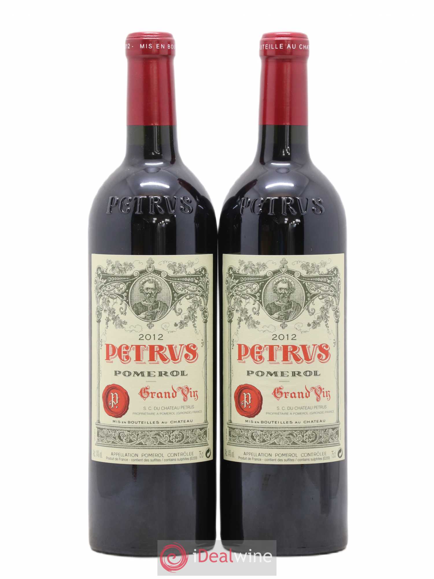 Petrus 2012 - Lot de 2 bouteilles - 0
