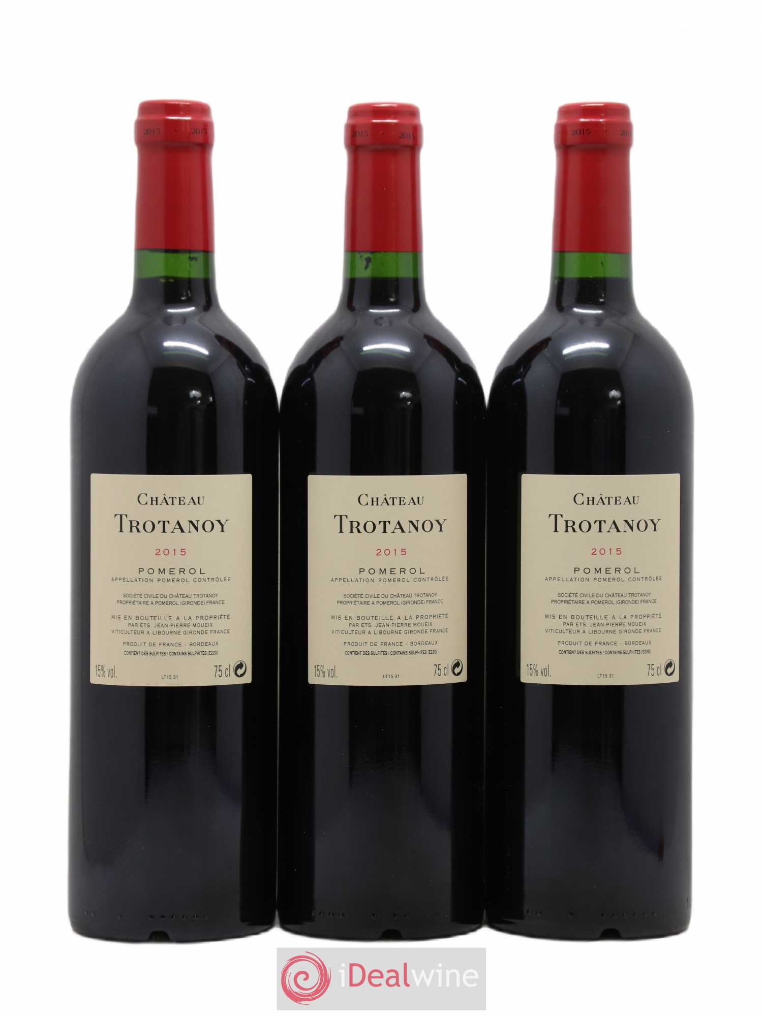 Château Trotanoy 2015 - Lot de 6 bouteilles - 4