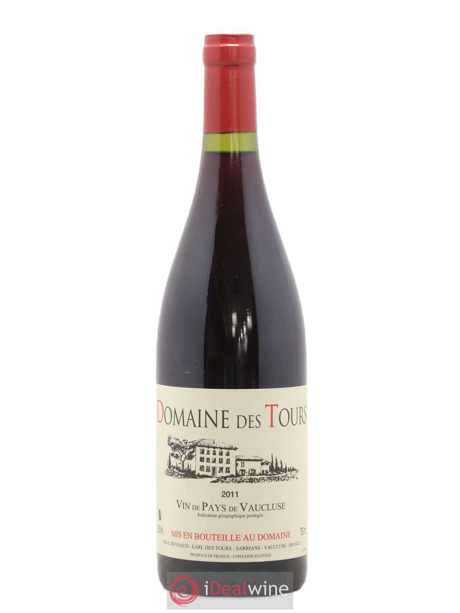 Vaucluse (Vin de Pays de Vaucluse) Domaine des Tours Emmanuel Reynaud 2011 - Lot de 1 bouteille - 0