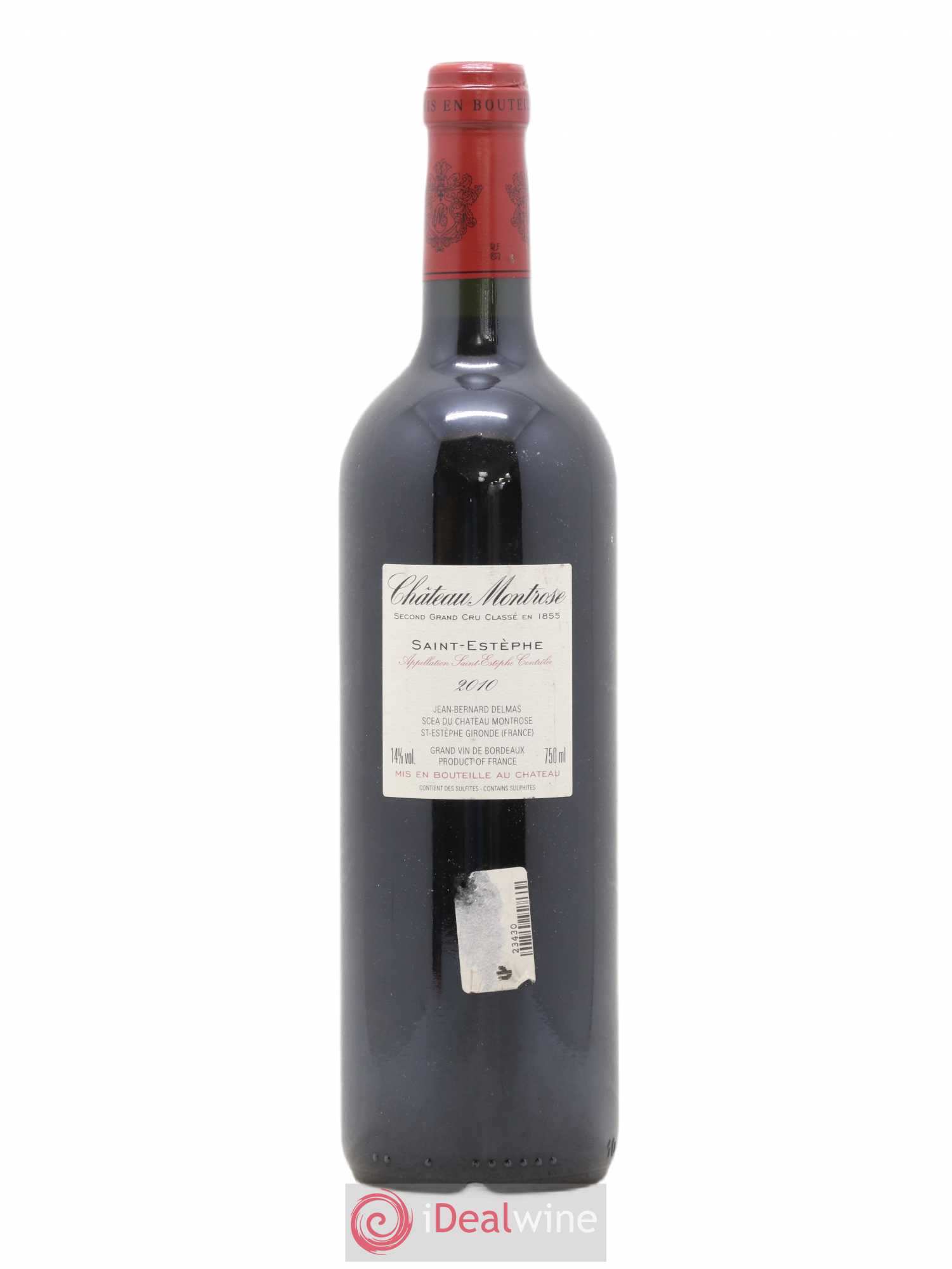 Château Montrose 2ème Grand Cru Classé 2010 - Lot de 1 bouteille - 1