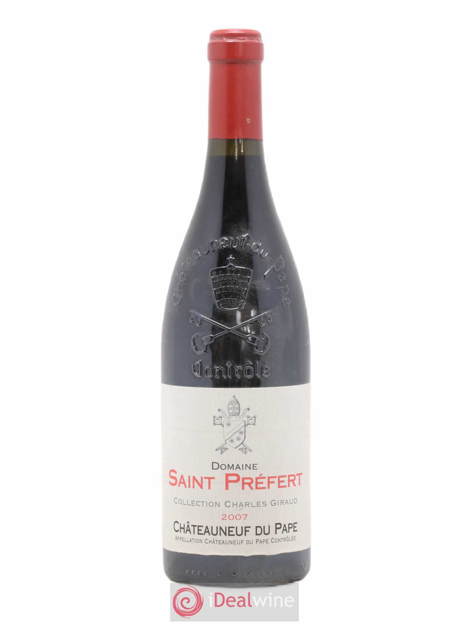 Châteauneuf-du-Pape Collection Charles Giraud Domaine Saint-Préfert 2007 - Lot de 1 bouteille - 0