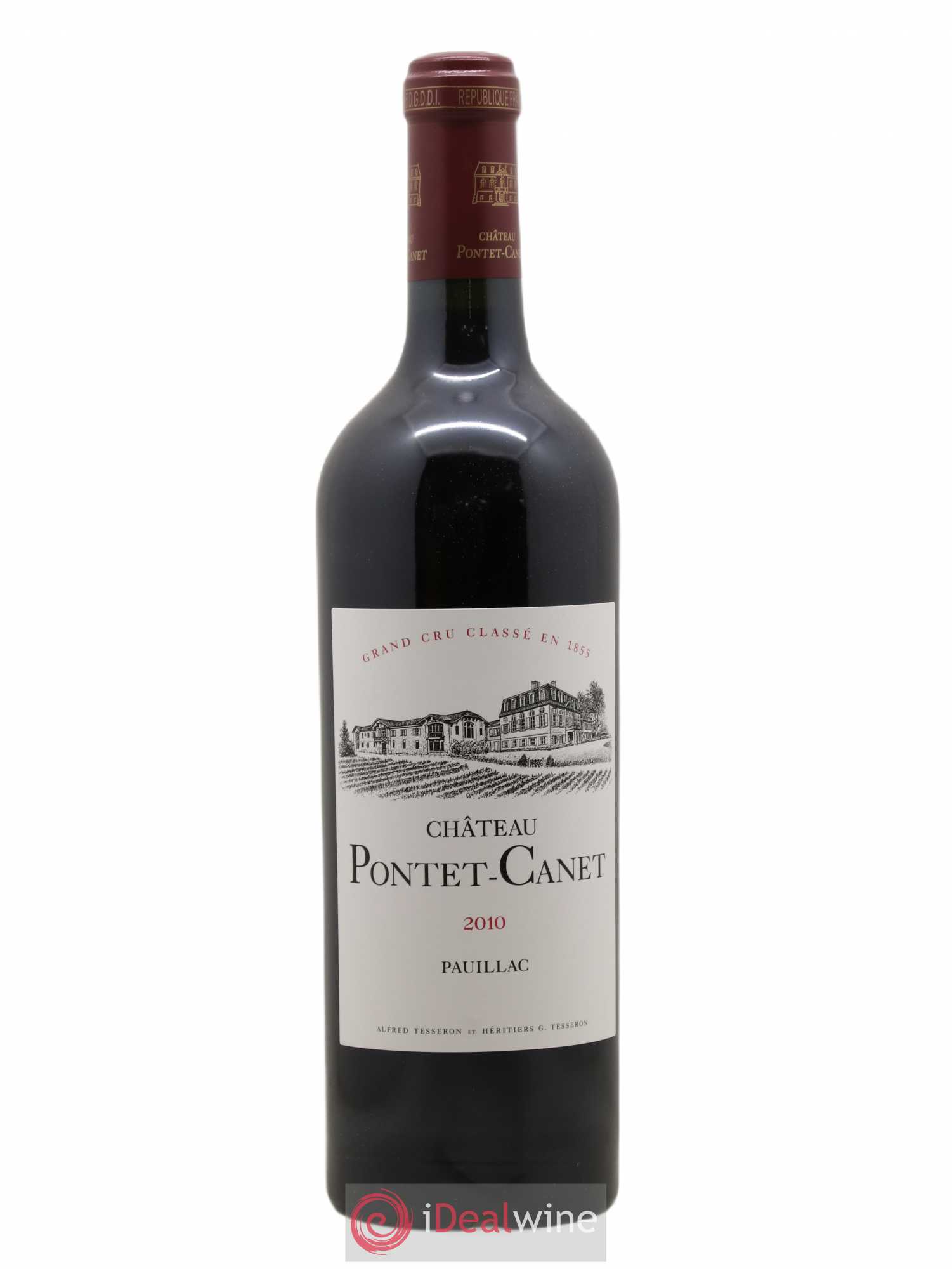 Château Pontet Canet 5ème Grand Cru Classé 2010 - Lot de 1 bouteille - 0