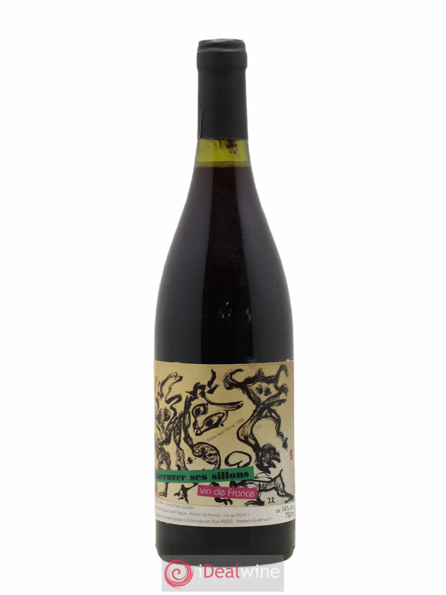 Vin de France Abreuver ses sillons Daniel Sage 2018 - Lot de 1 bouteille - 0