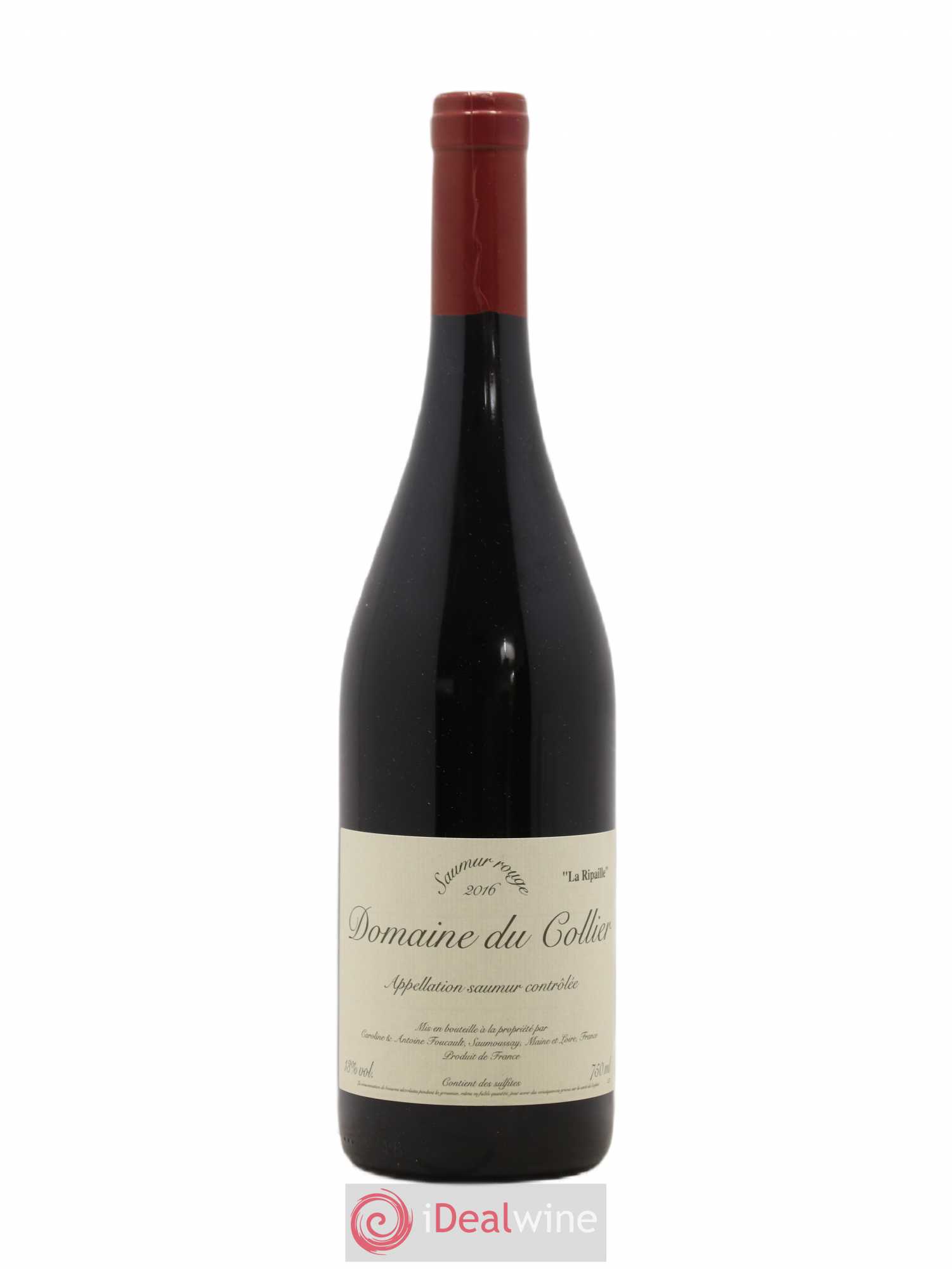 Saumur La Ripaille Domaine du Collier 2016 - Lot de 1 bouteille - 0