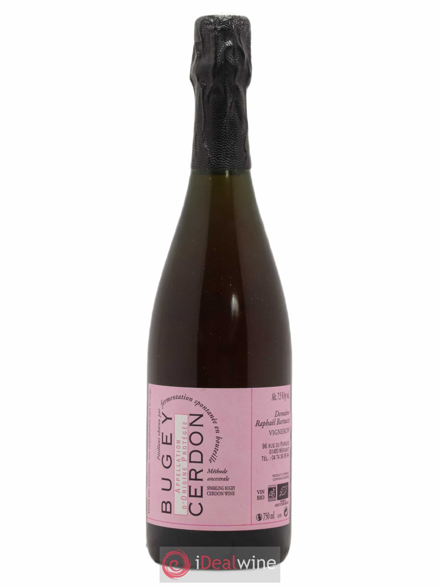 Bugey Cerdon Bartucci 2019 - Lot de 1 bouteille - 0