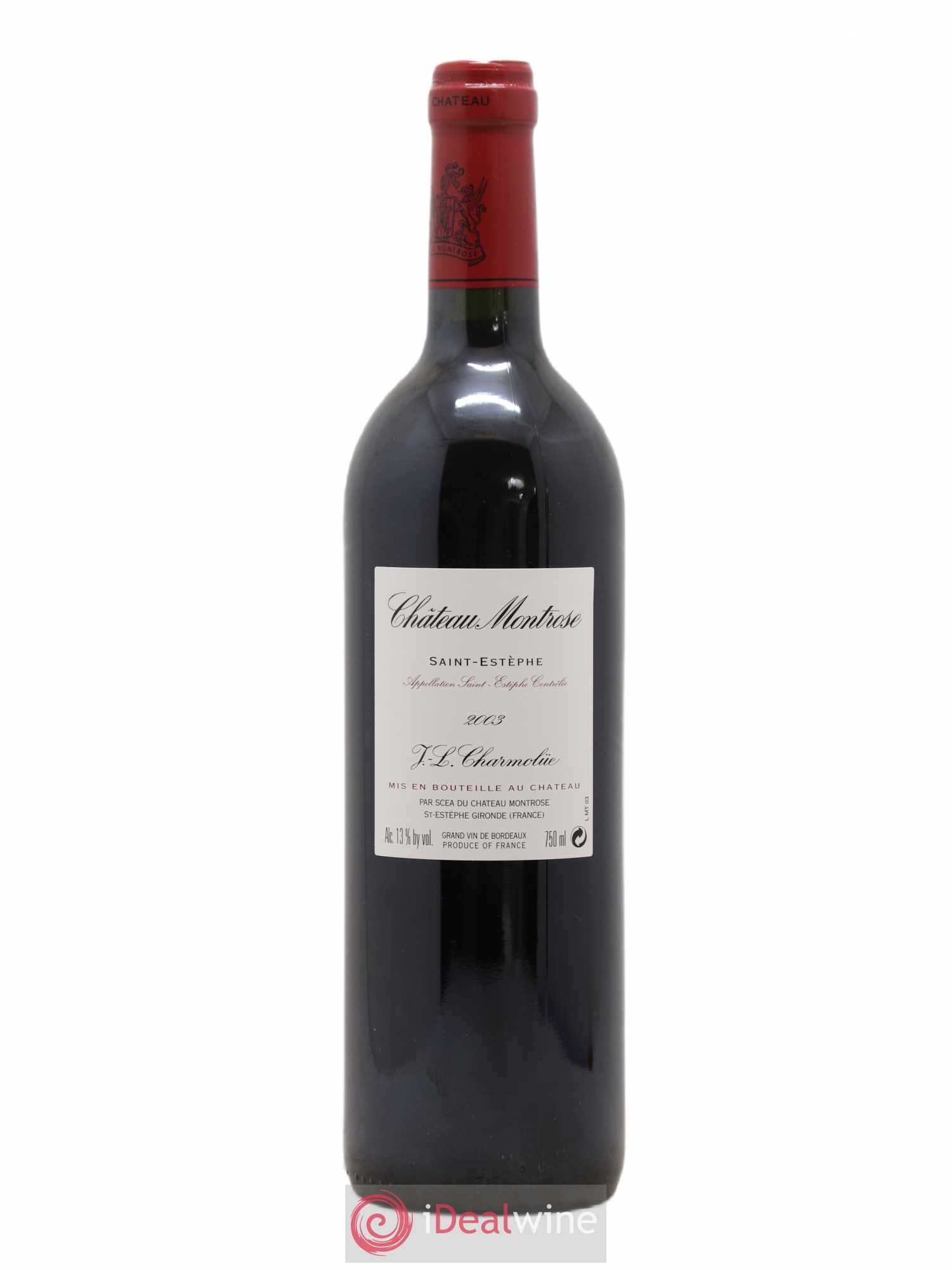 Château Montrose 2ème Grand Cru Classé 2003 - Lot de 1 bouteille - 1