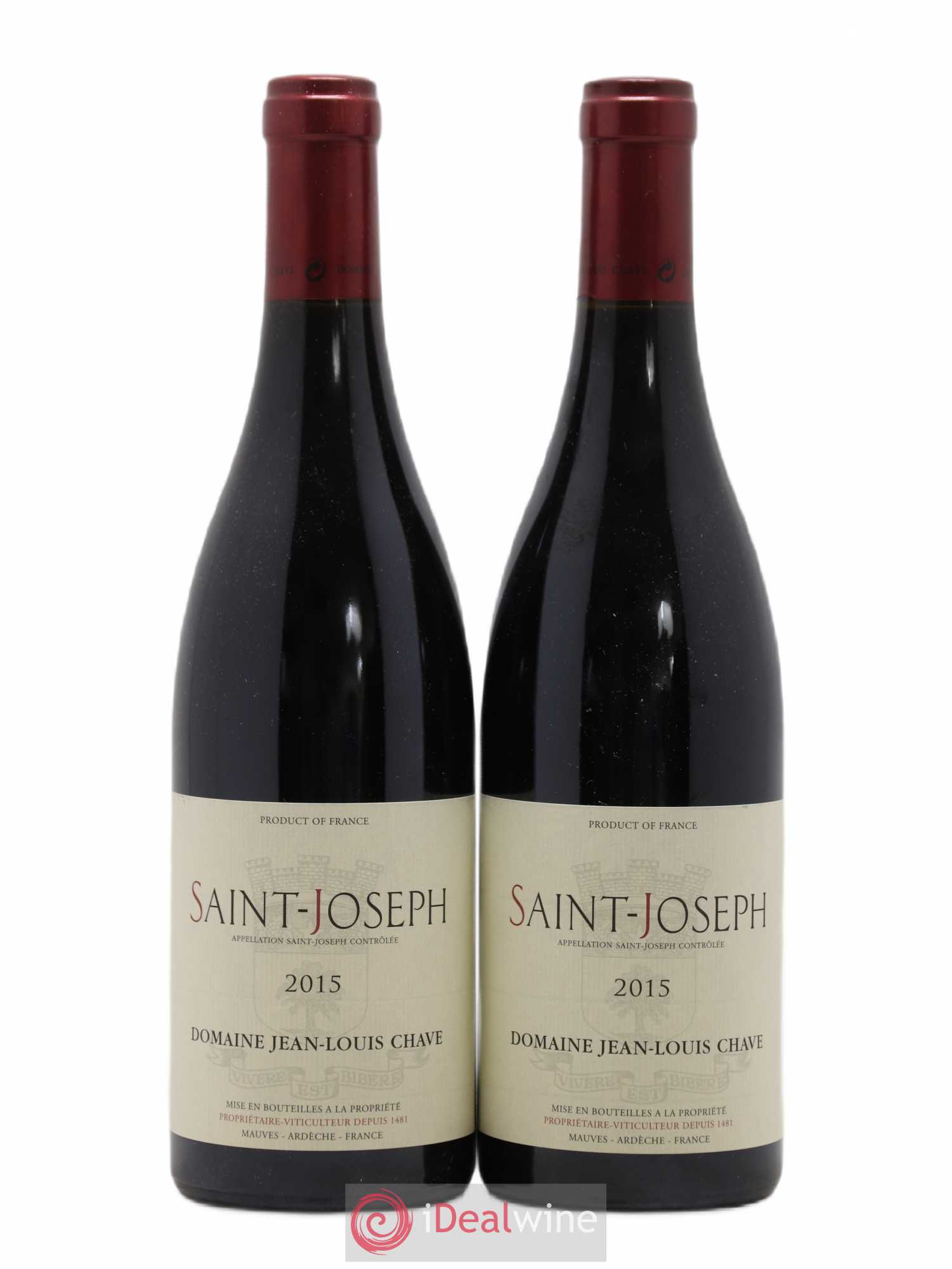 Saint-Joseph Jean-Louis Chave 2015 - Lot de 2 bouteilles - 0