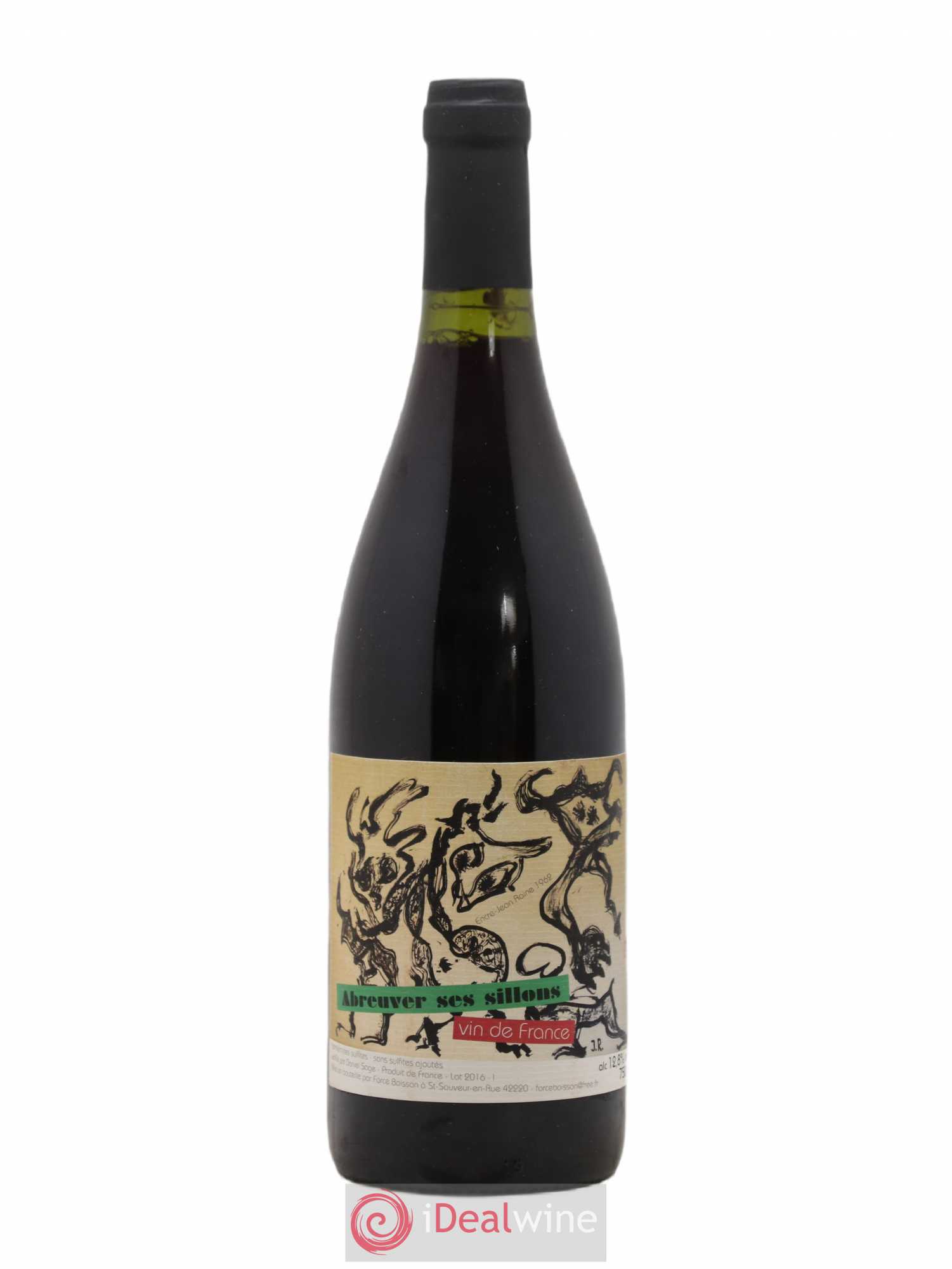 Vin de France Abreuver ses sillons Daniel Sage 2015 - Lot de 1 bouteille - 0