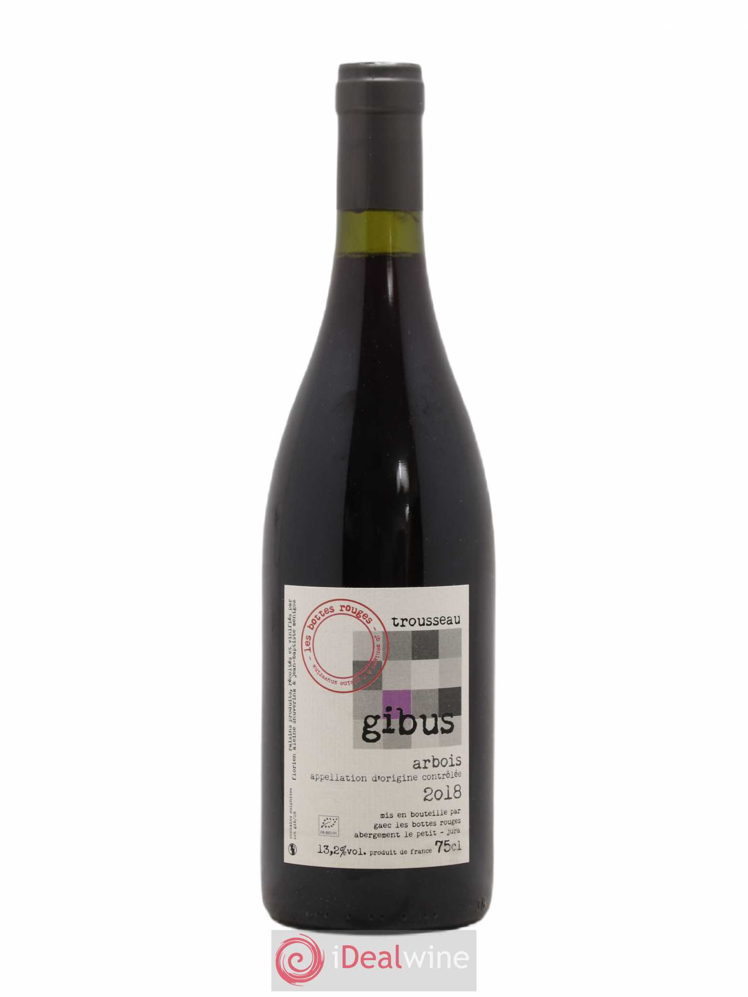 Arbois Gibus Trousseau Les Bottes Rouges 2018 - Lotto di 1 bottiglia - 0