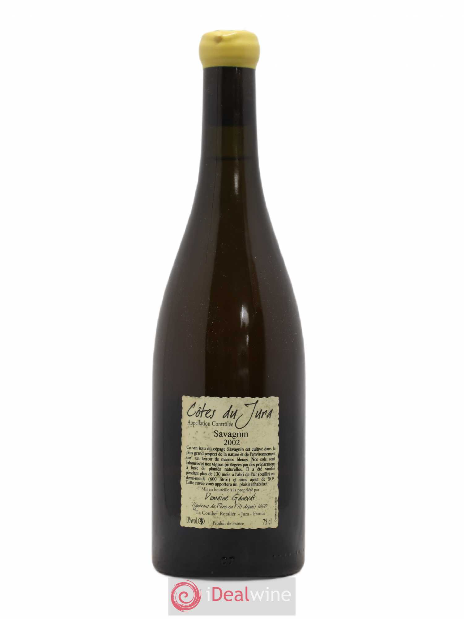 Côtes du Jura Les Vignes de mon Père Jean-François Ganevat (Domaine) 2002 - Lot de 1 bouteille - 1