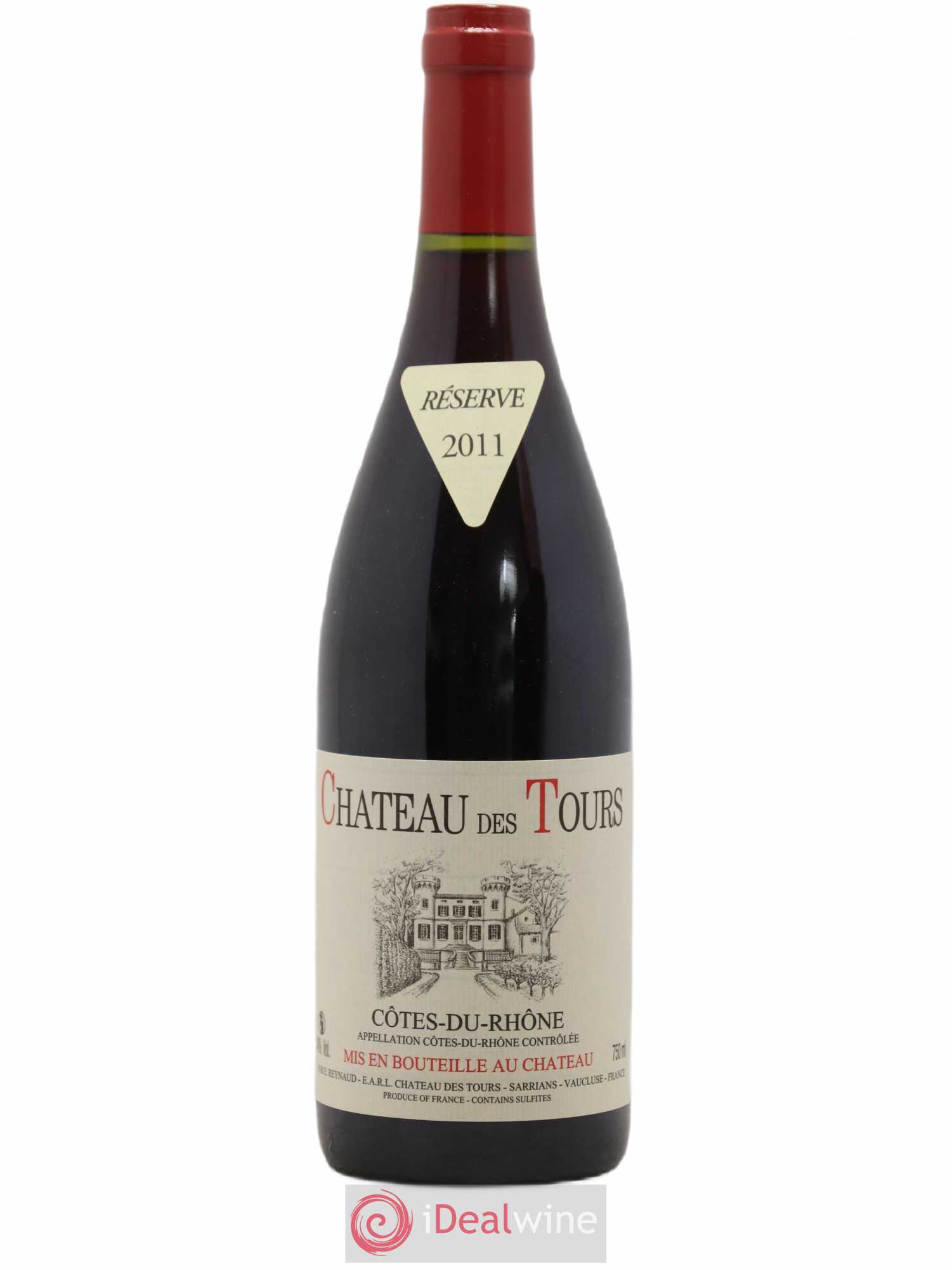 Côtes-du-Rhône Château des Tours Emmanuel Reynaud 2011 - Lot de 1 bouteille - 0