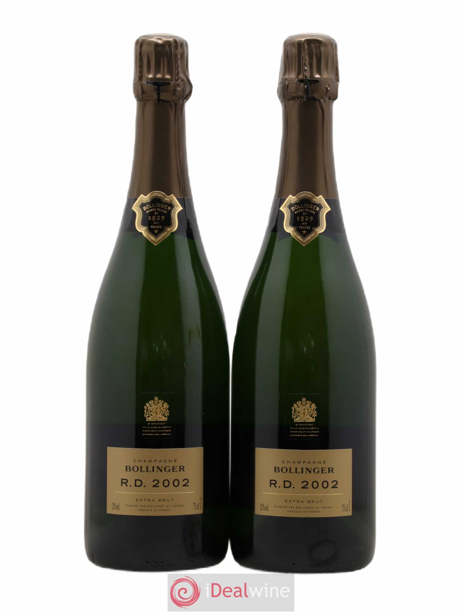 R.D. Extra-Brut Bollinger 2002 - Lot de 2 bouteilles - 0