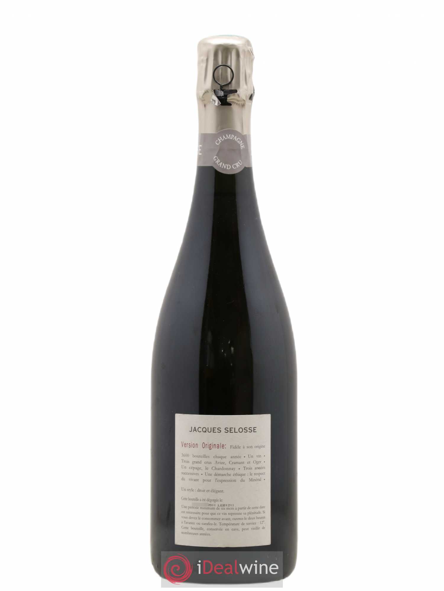 Version Originale Jacques Selosse - Posten von 1 Flasche - 1