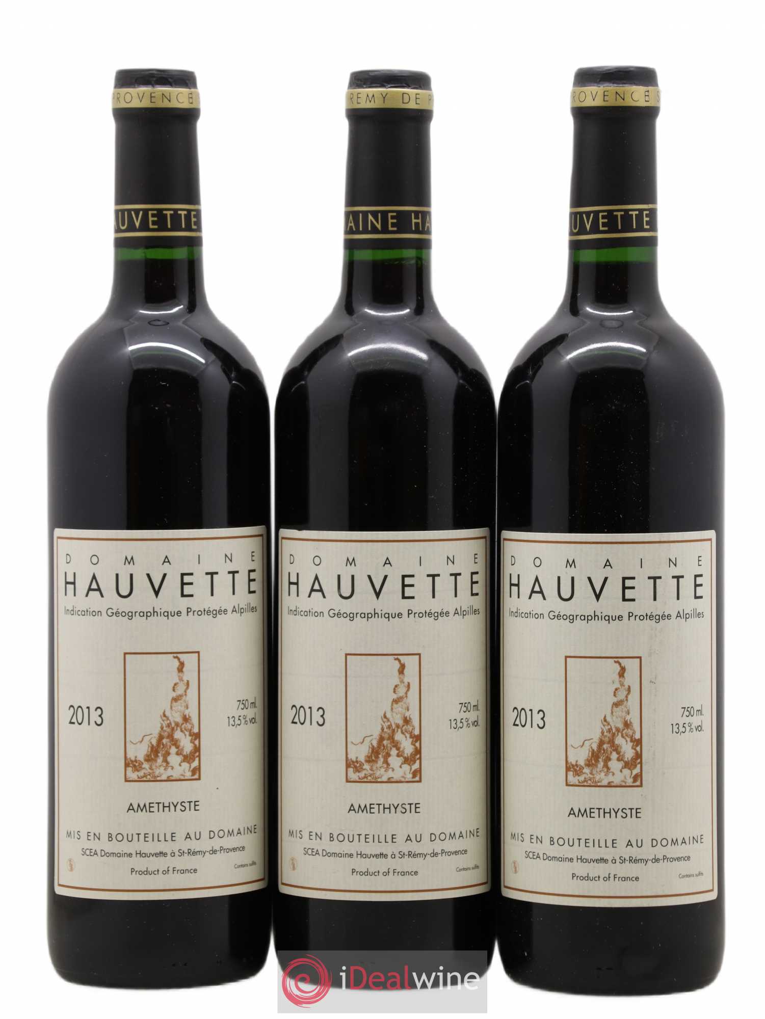 Alpilles Améthyste Hauvette (Domaine) 2013 - Lot de 3 bouteilles - 0