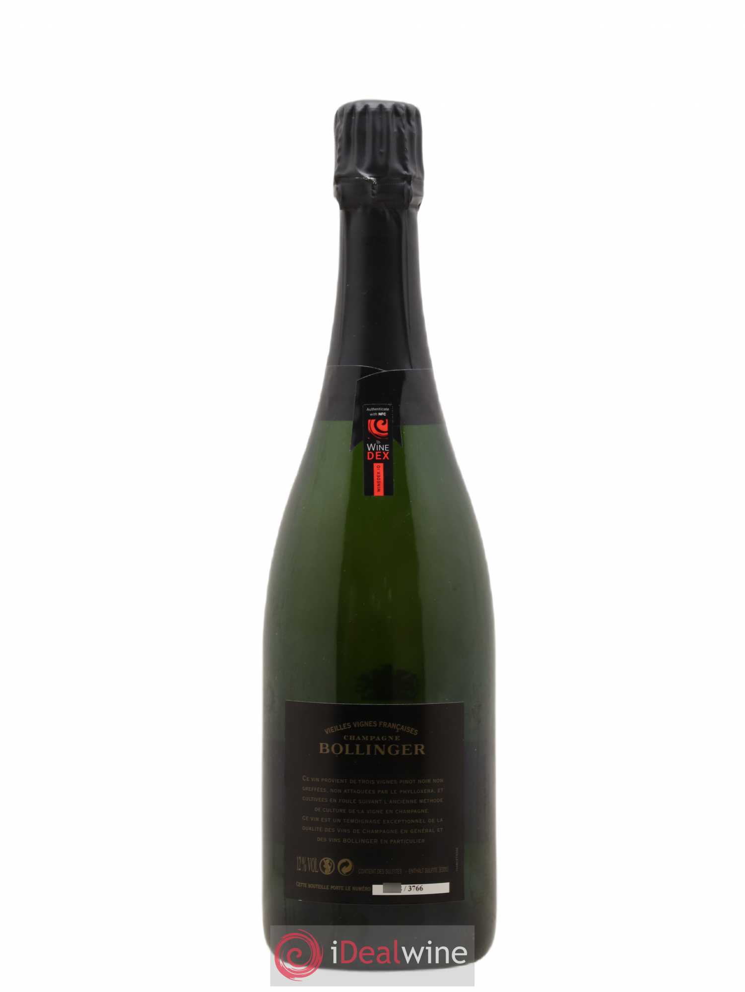 Brut Vieilles Vignes Françaises Bollinger 2000 - Lot de 1 bouteille - 1