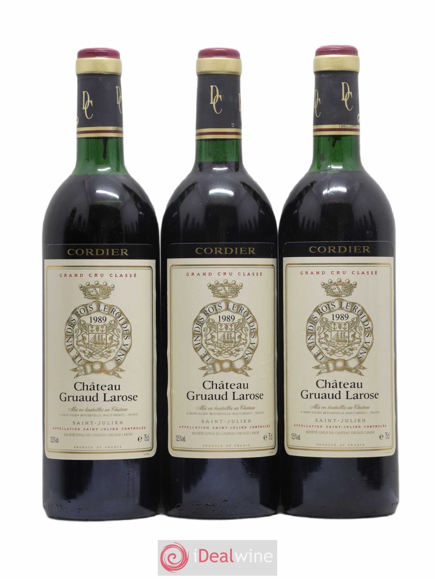 Château Gruaud Larose 2ème Grand Cru Classé 1989 - Lot de 12 bouteilles - 1