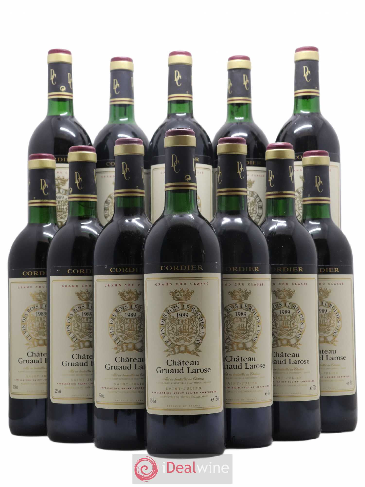 Château Gruaud Larose 2ème Grand Cru Classé 1989 - Lot de 12 bouteilles - 0