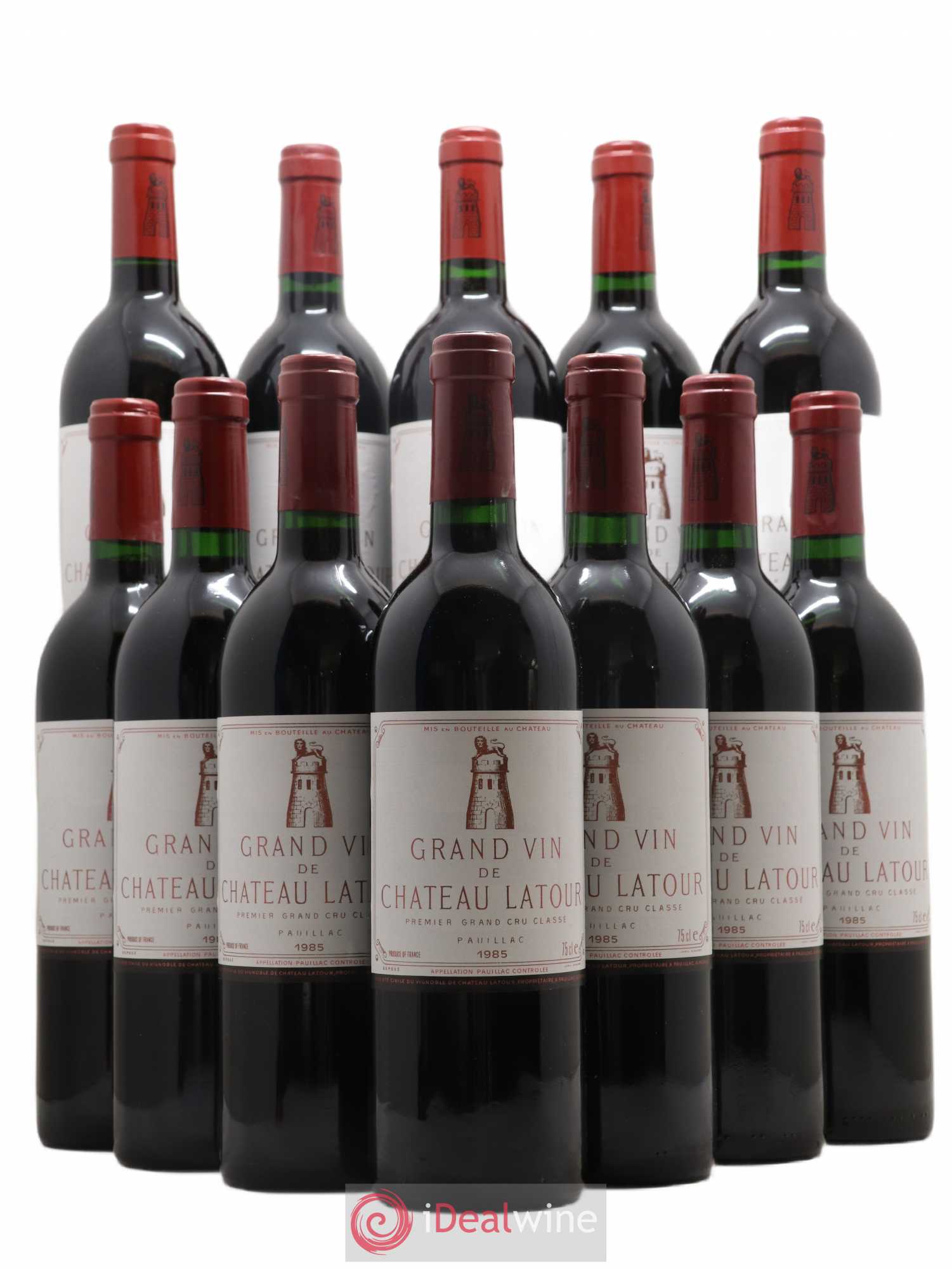 Château Latour 1er Grand Cru Classé 1985 - Lot de 12 bouteilles - 0