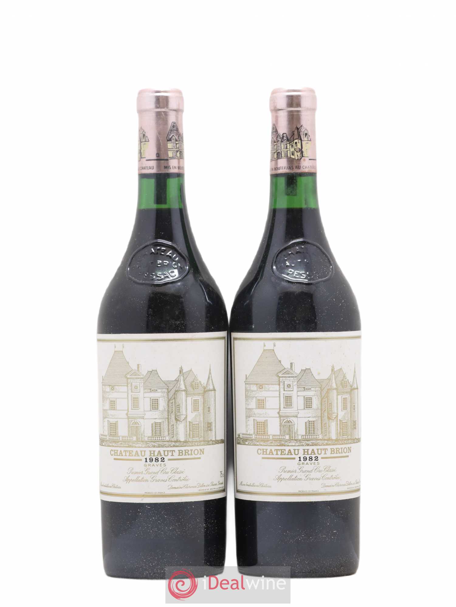 Château Haut Brion 1er Grand Cru Classé 1982 - Lot de 2 bouteilles - 0