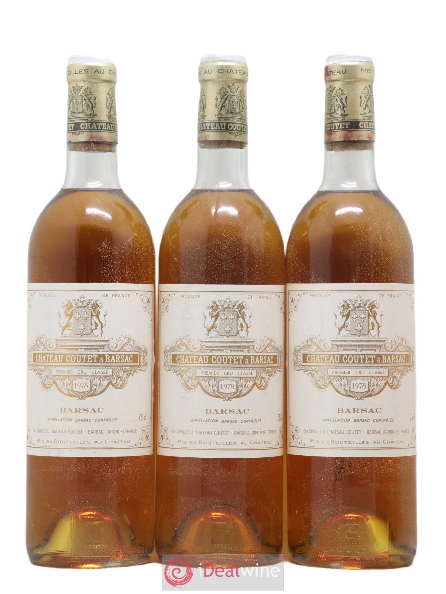 Château Coutet 1er Grand Cru Classé 1978 - Lotto di 6 bottiglie - 1