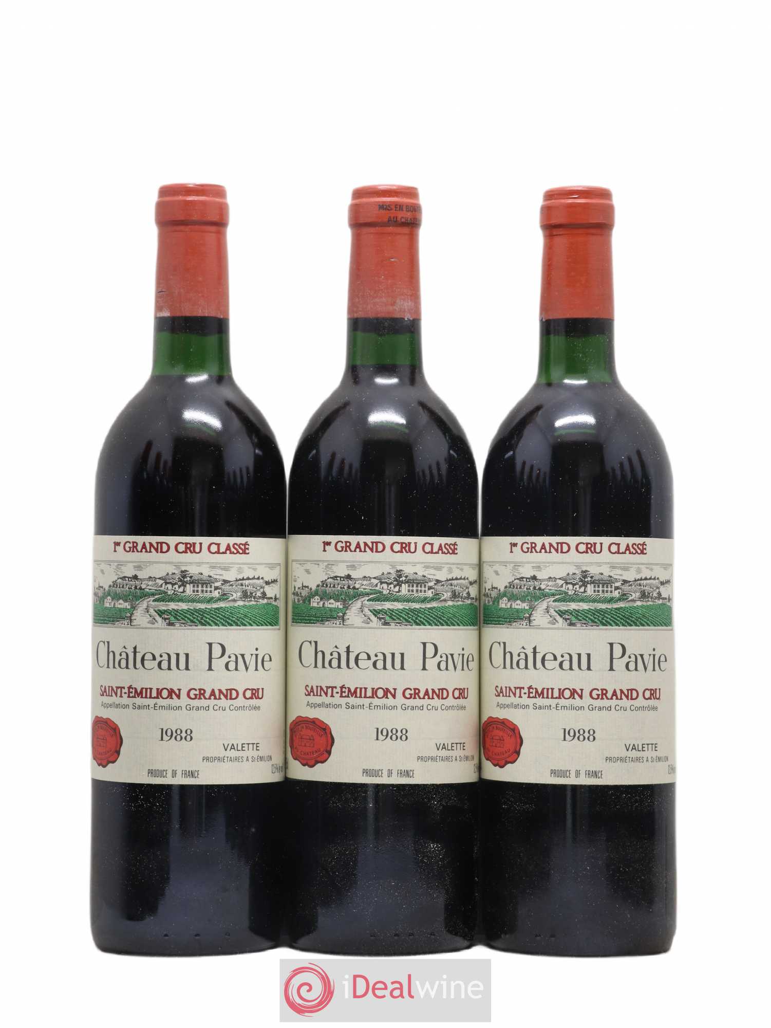 Château Pavie 1er Grand Cru Classé A 1988 - Lot de 12 bouteilles - 1